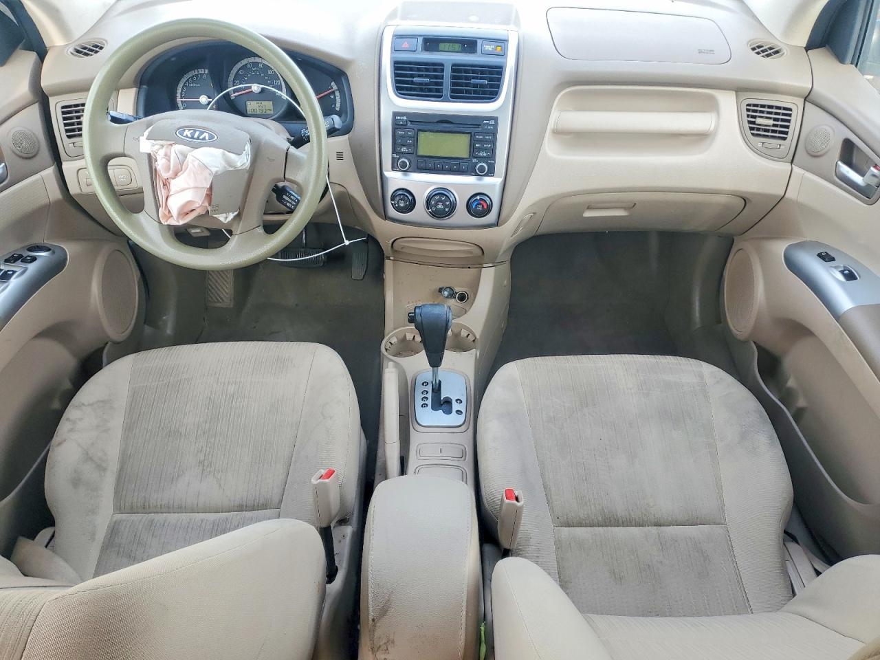 2009 Kia Sportage Lx White vin: KNDJE723497571064