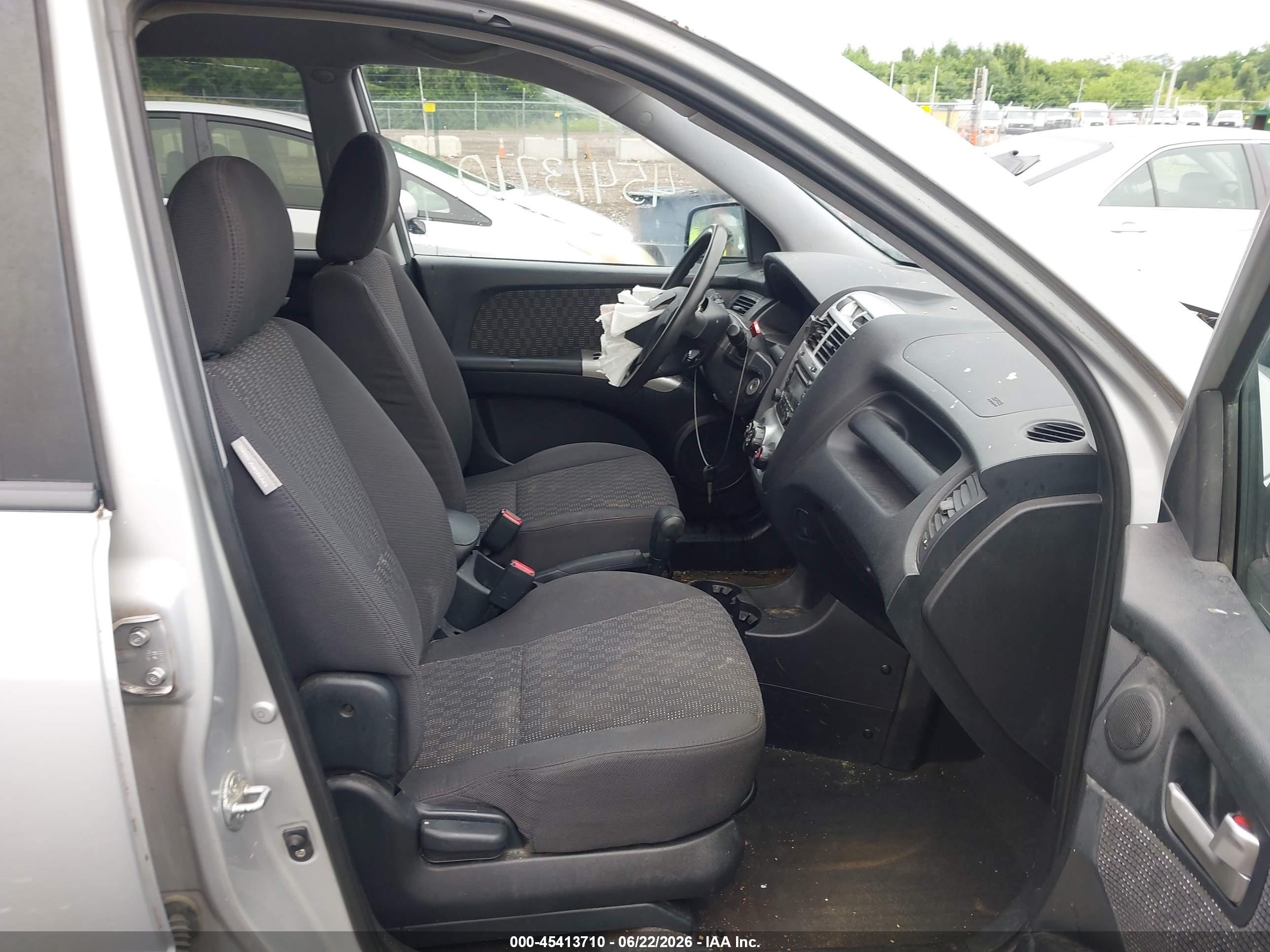 2008 Kia Sportage Lx V6 Silver vin: KNDJE723587510675