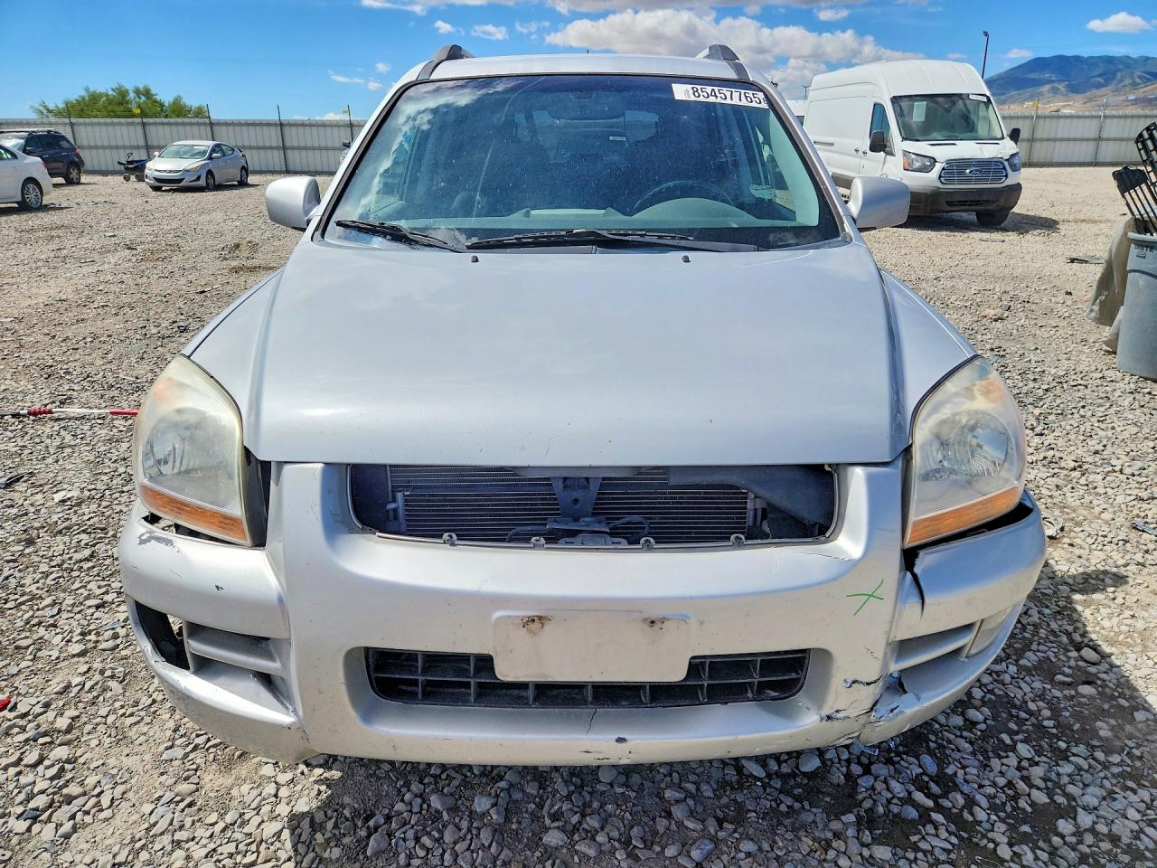 2007 Kia Sportage Lx Silver vin: KNDJE723677309303