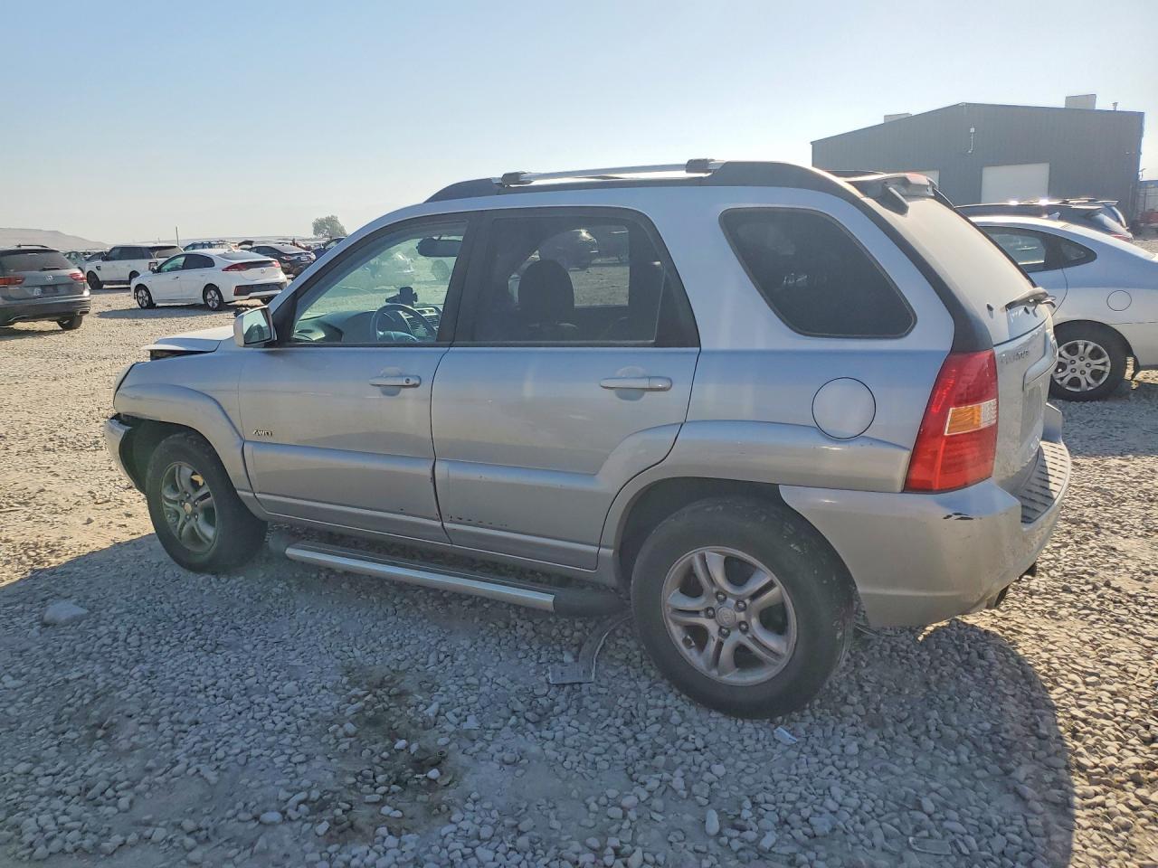 2007 Kia Sportage Lx Silver vin: KNDJE723677362910