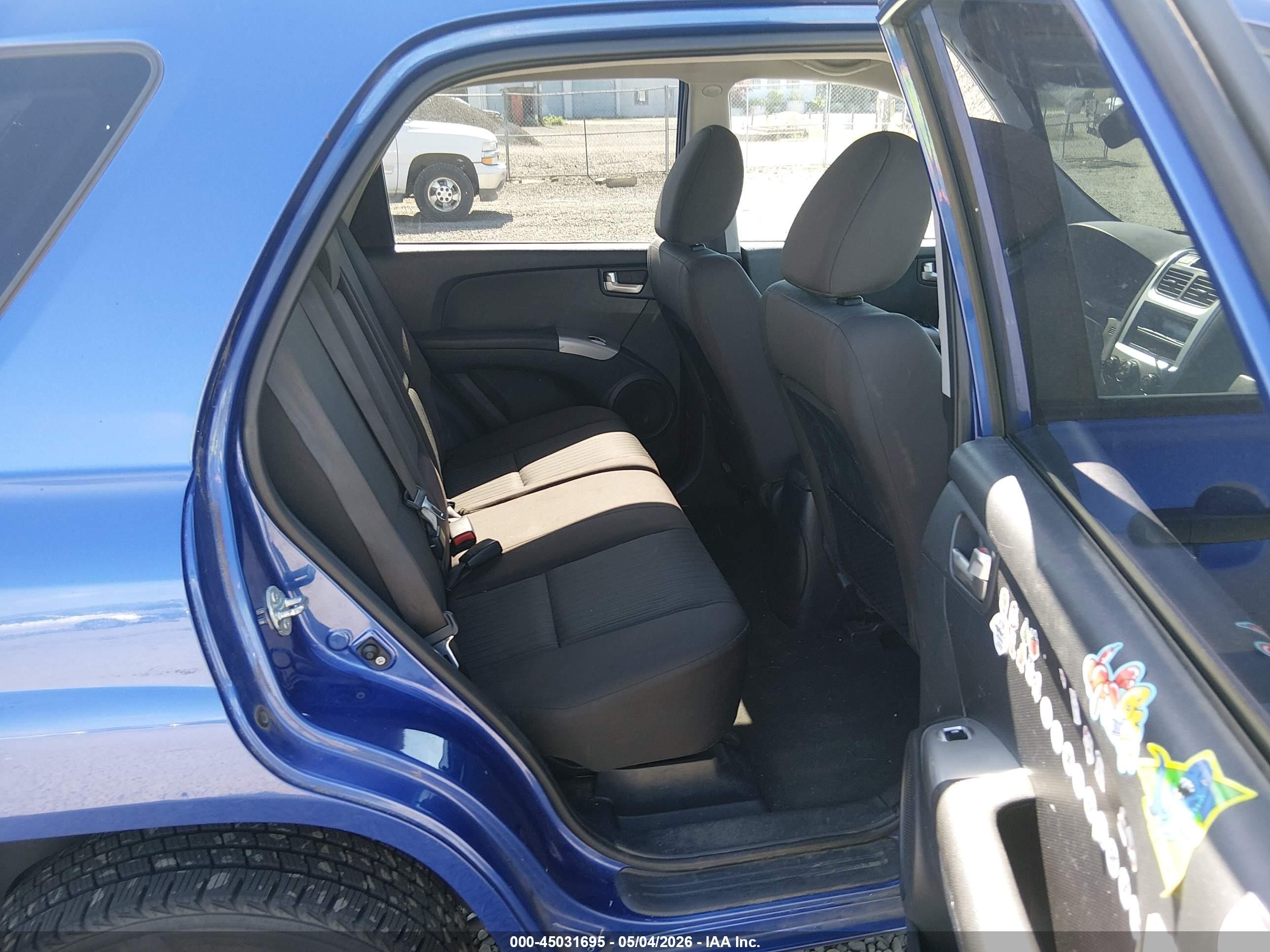 2009 Kia Sportage Lx V6 Blue vin: KNDJE723697591719