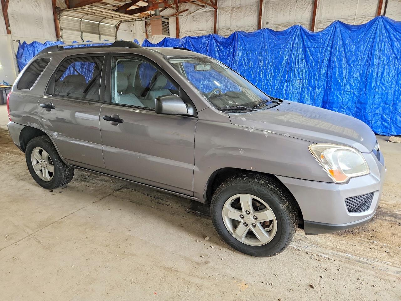 2009 Kia Sportage Lx Gray vin: KNDJE723697628784