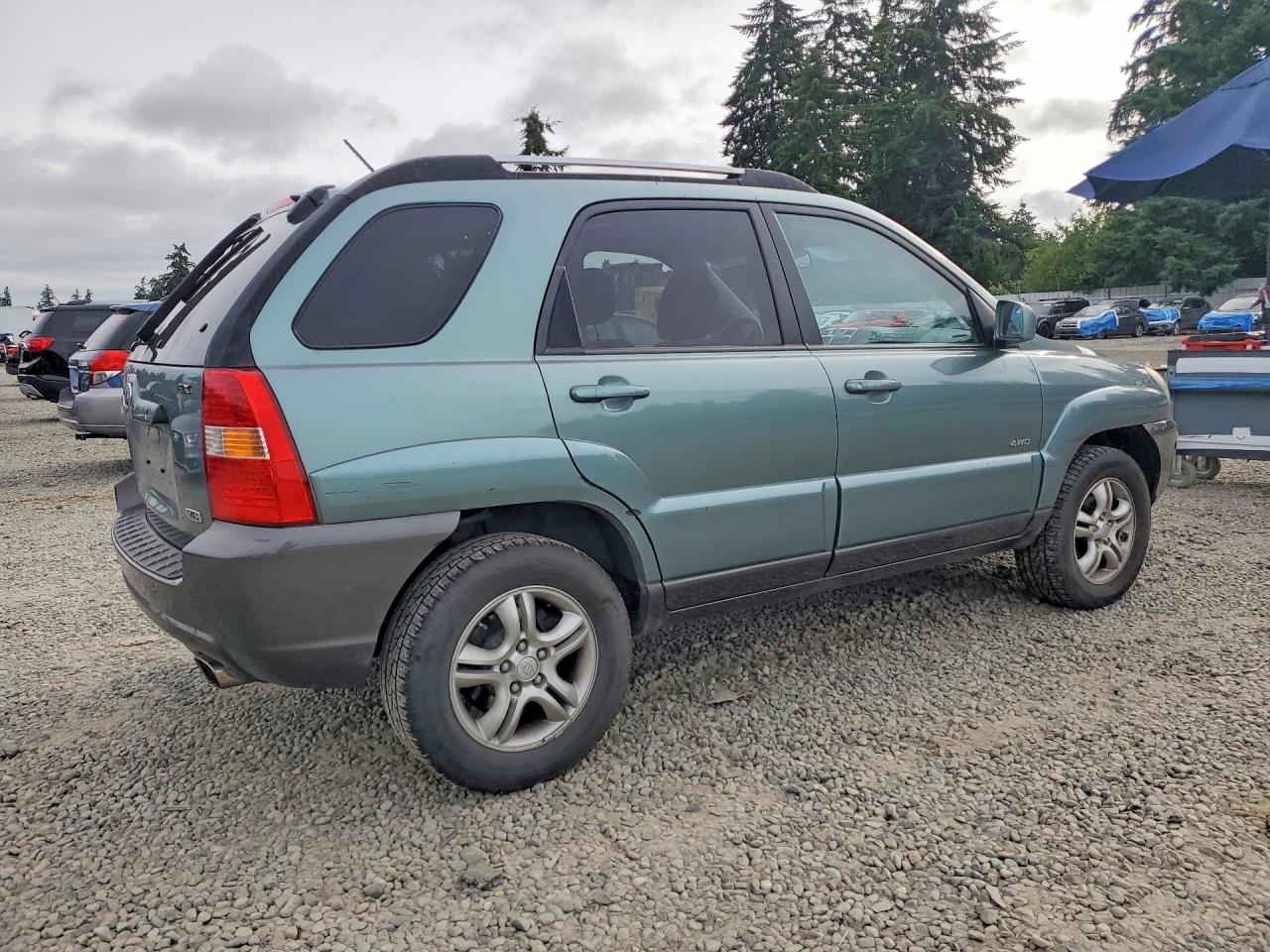 2006 Kia Sportage Lx Green vin: KNDJE723767249482