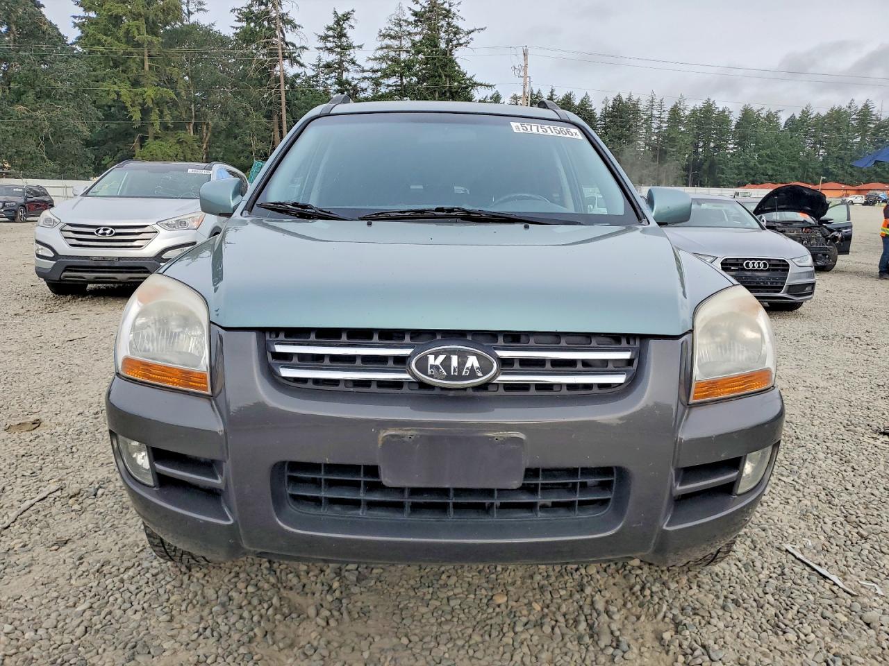 2006 Kia Sportage Lx Green vin: KNDJE723767249482