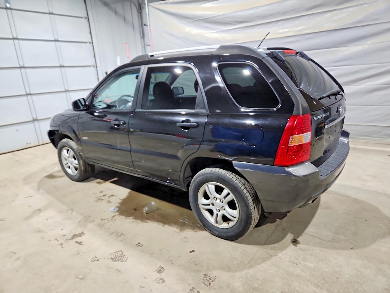 2007 Kia Sportage Lx Black vin: KNDJE723777430227