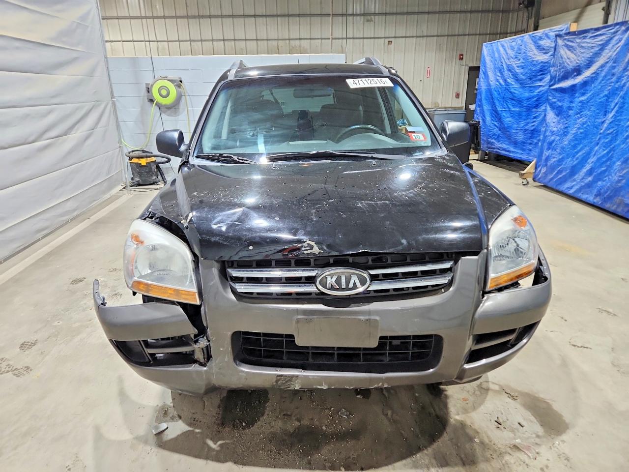 2007 Kia Sportage Lx Black vin: KNDJE723777430227