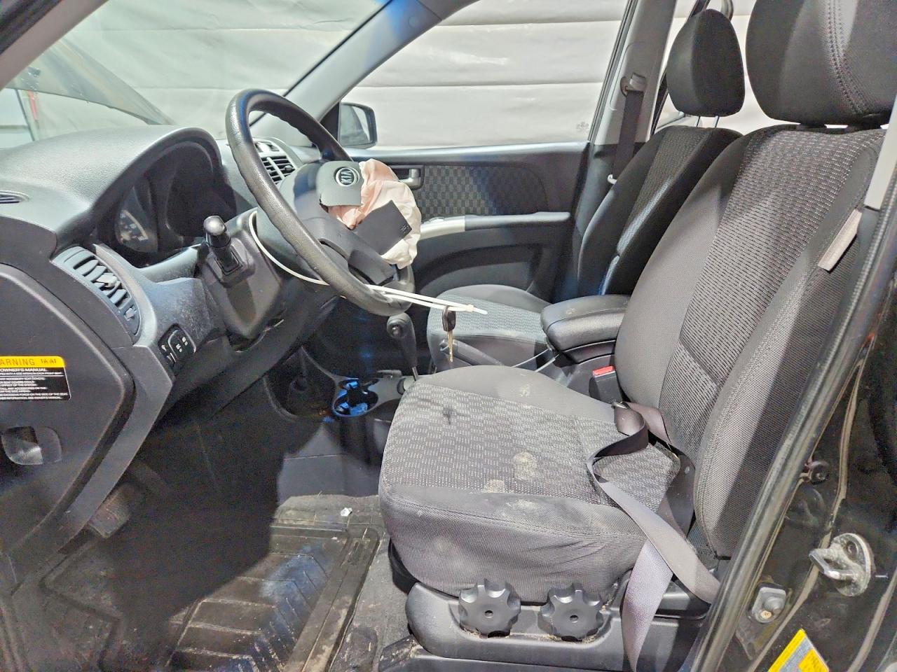 2007 Kia Sportage Lx Black vin: KNDJE723777430227