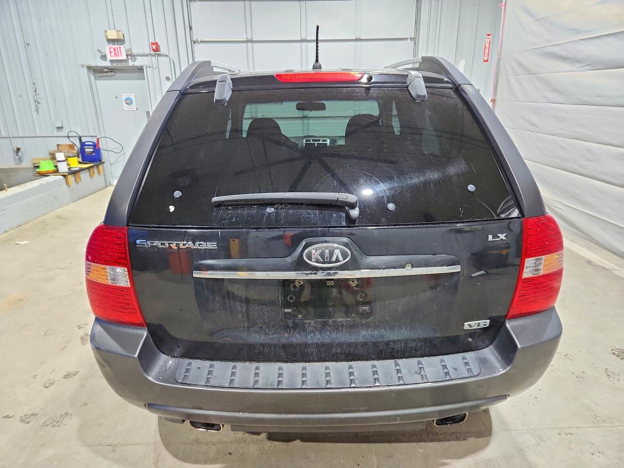 2007 Kia Sportage Lx Black vin: KNDJE723777430227