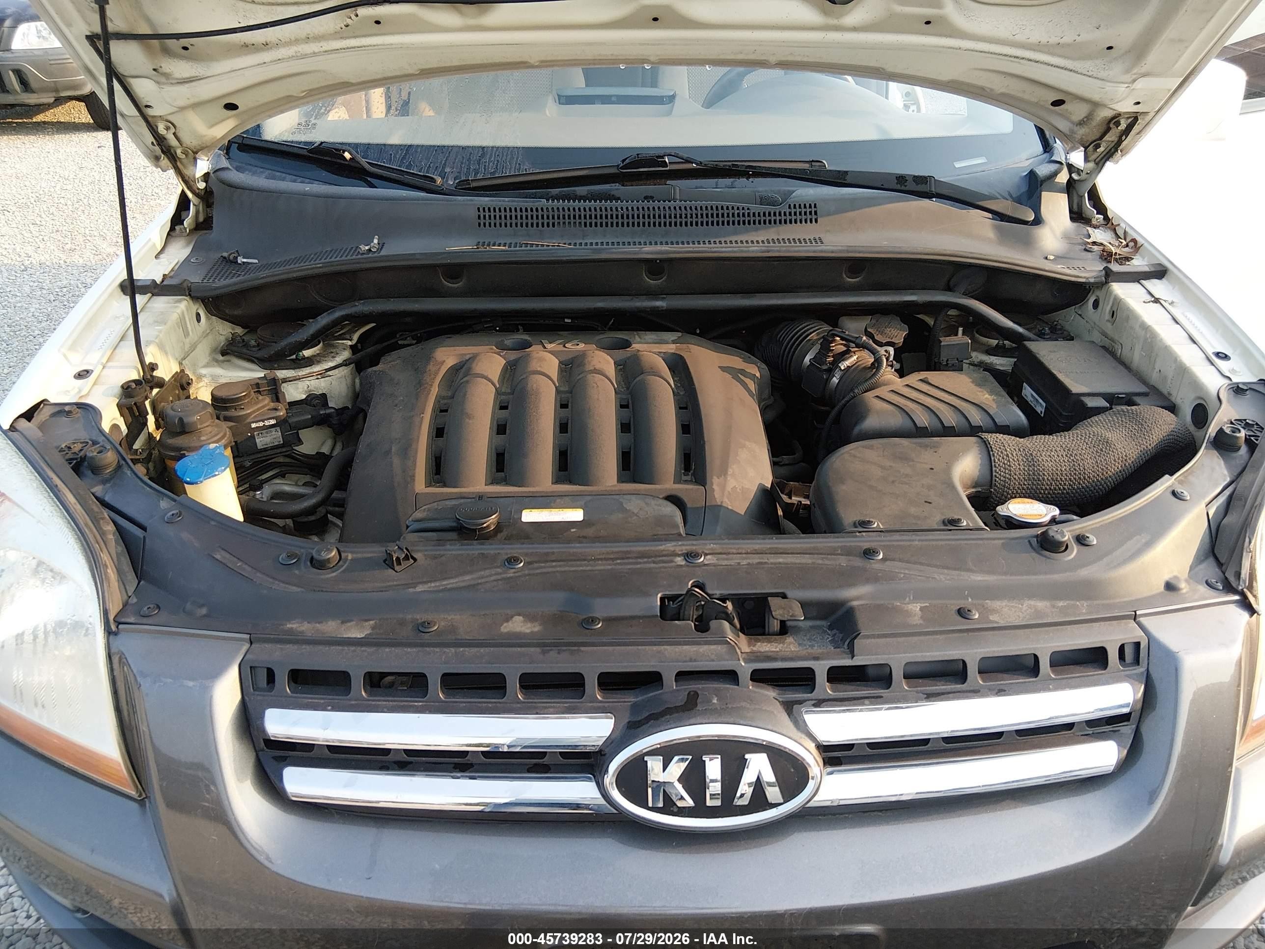 2007 Kia Sportage Ex V6 Белый vin: KNDJE723777450218