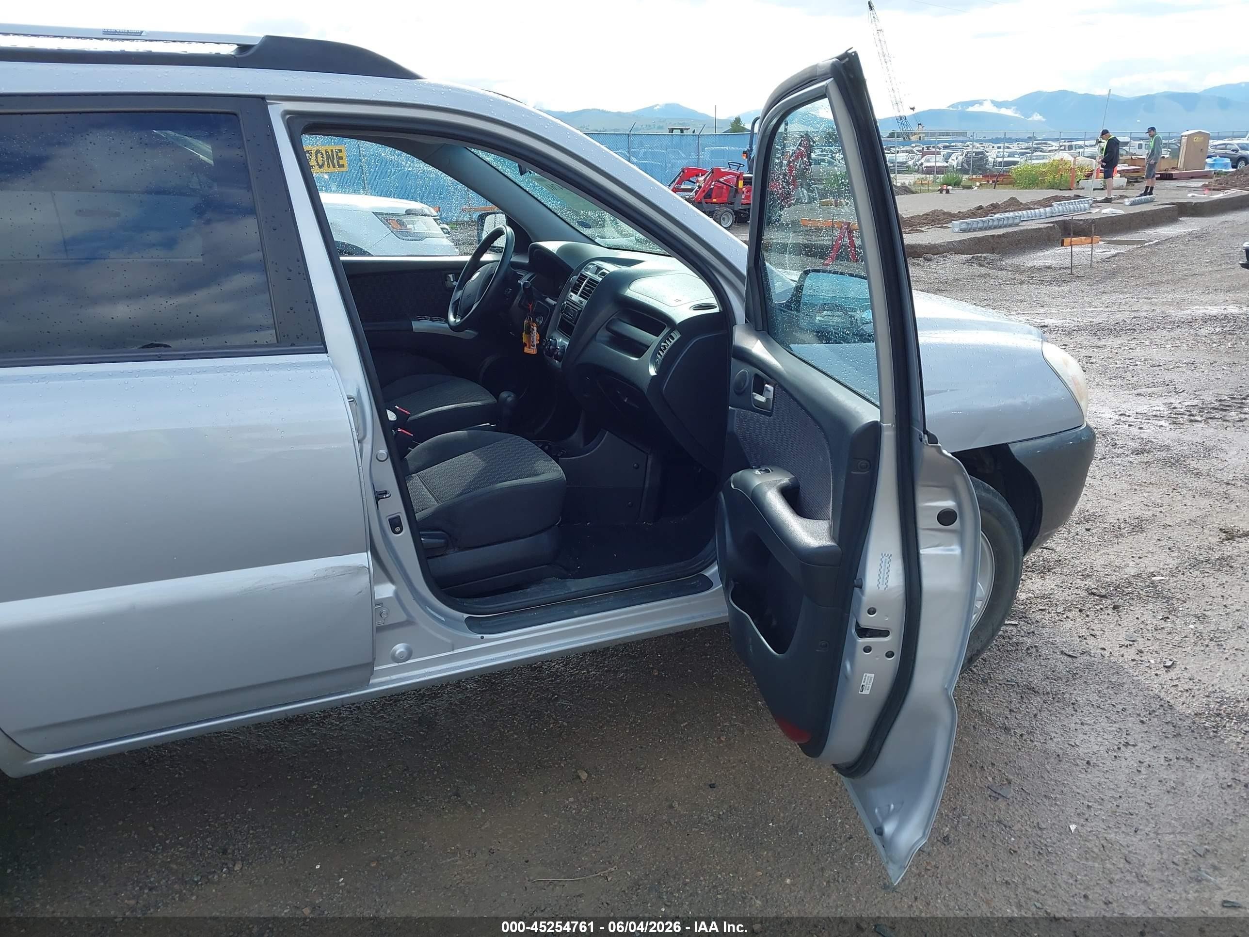 2008 Kia Sportage Lx V6 Silver vin: KNDJE723787483978