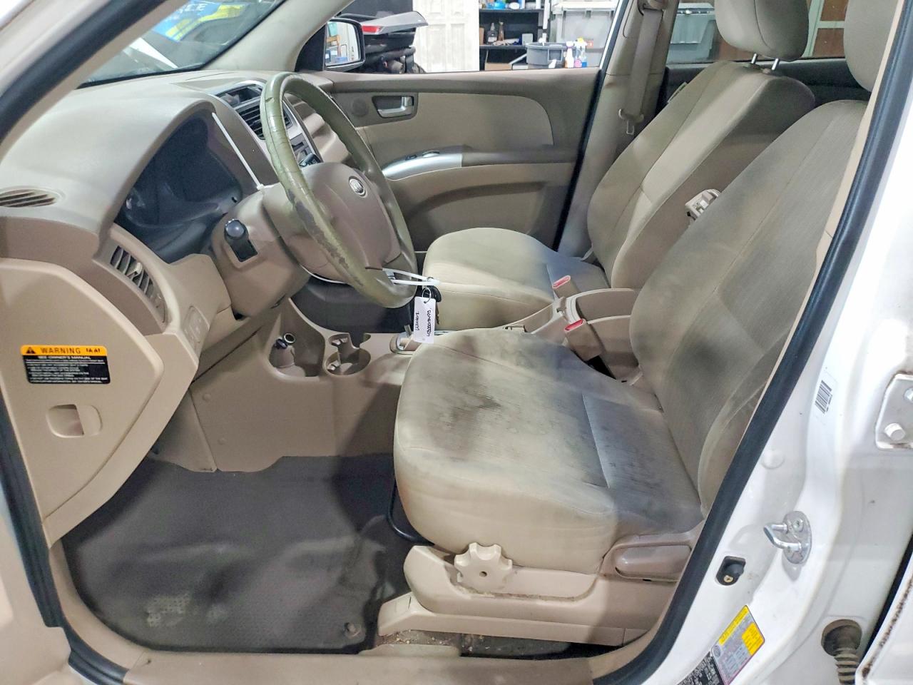 2009 Kia Sportage Lx/ex White vin: KNDJE723797560141