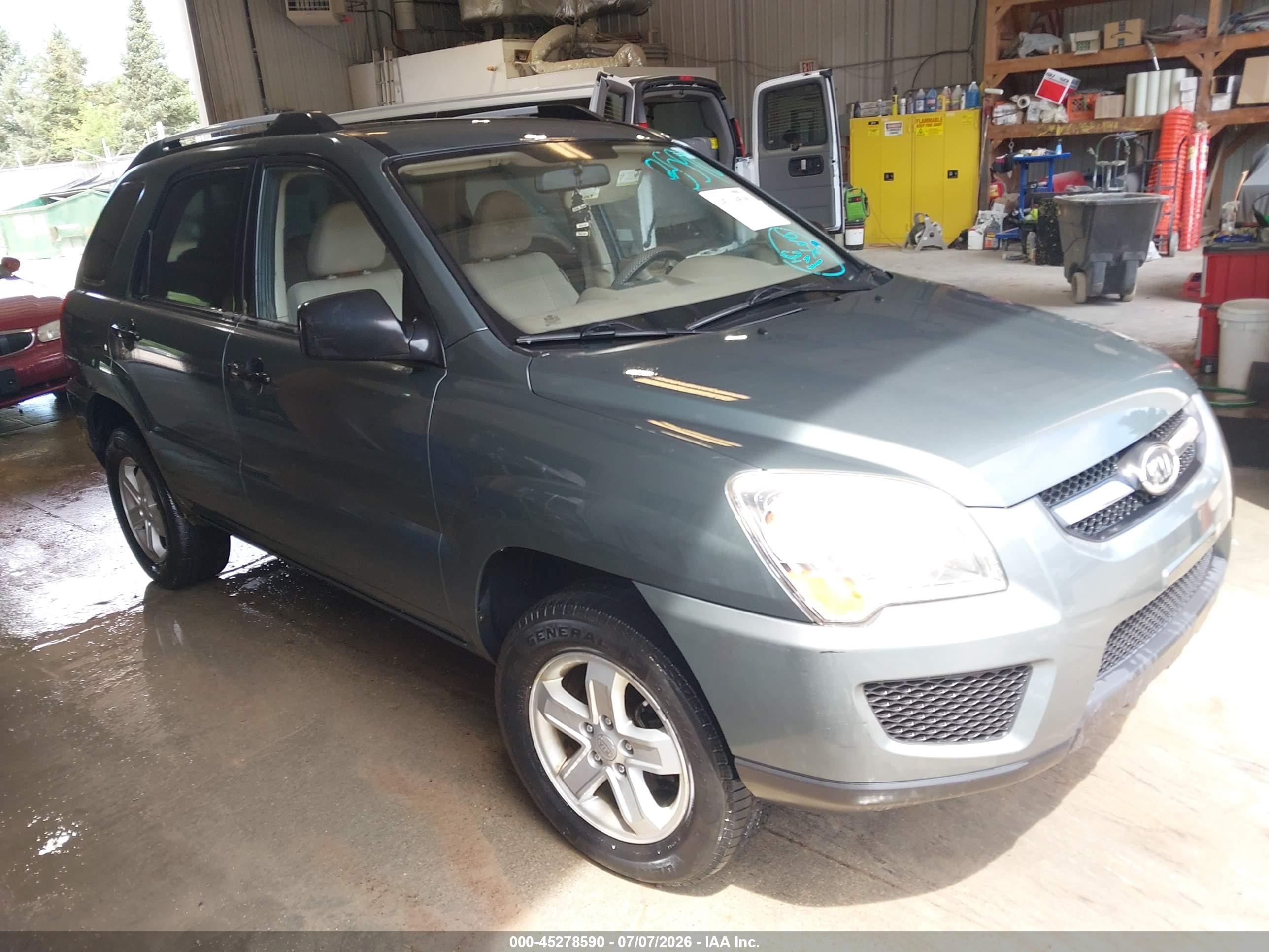2009 Kia Sportage Lx V6 Teal vin: KNDJE723797622315