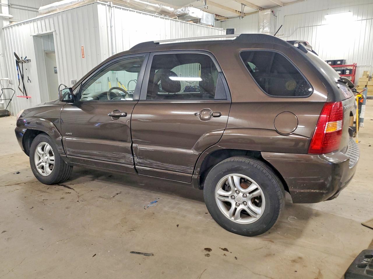 2006 Kia Sportage Lx Brown vin: KNDJE723867189731