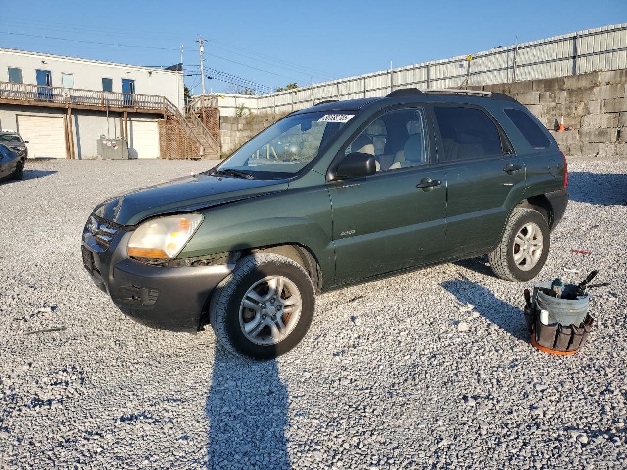2006 Kia New Sportage Green vin: KNDJE723867201442