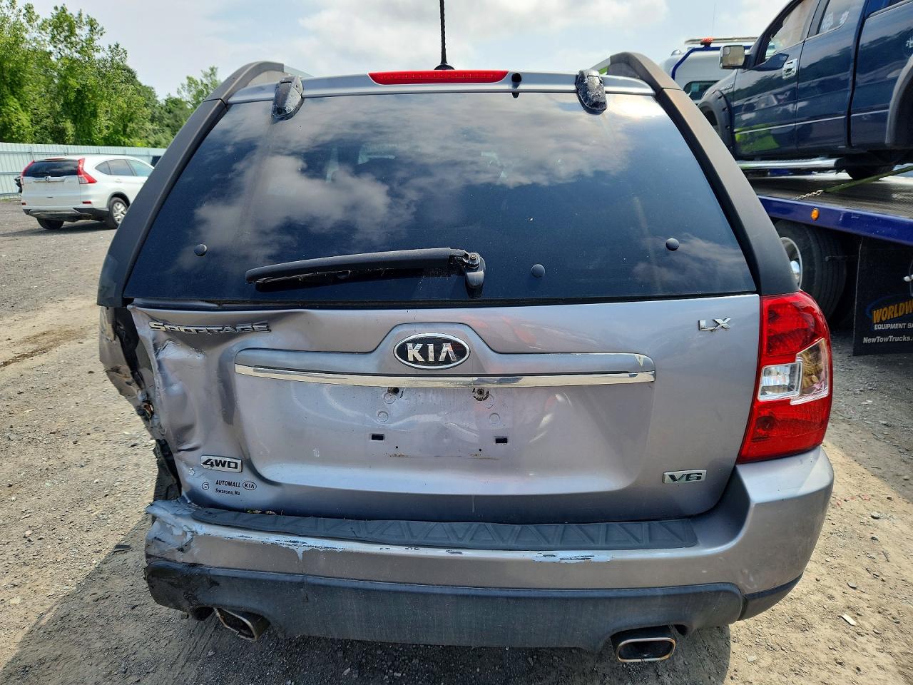 2009 Kia Sportage Lx Gray vin: KNDJE723897593570