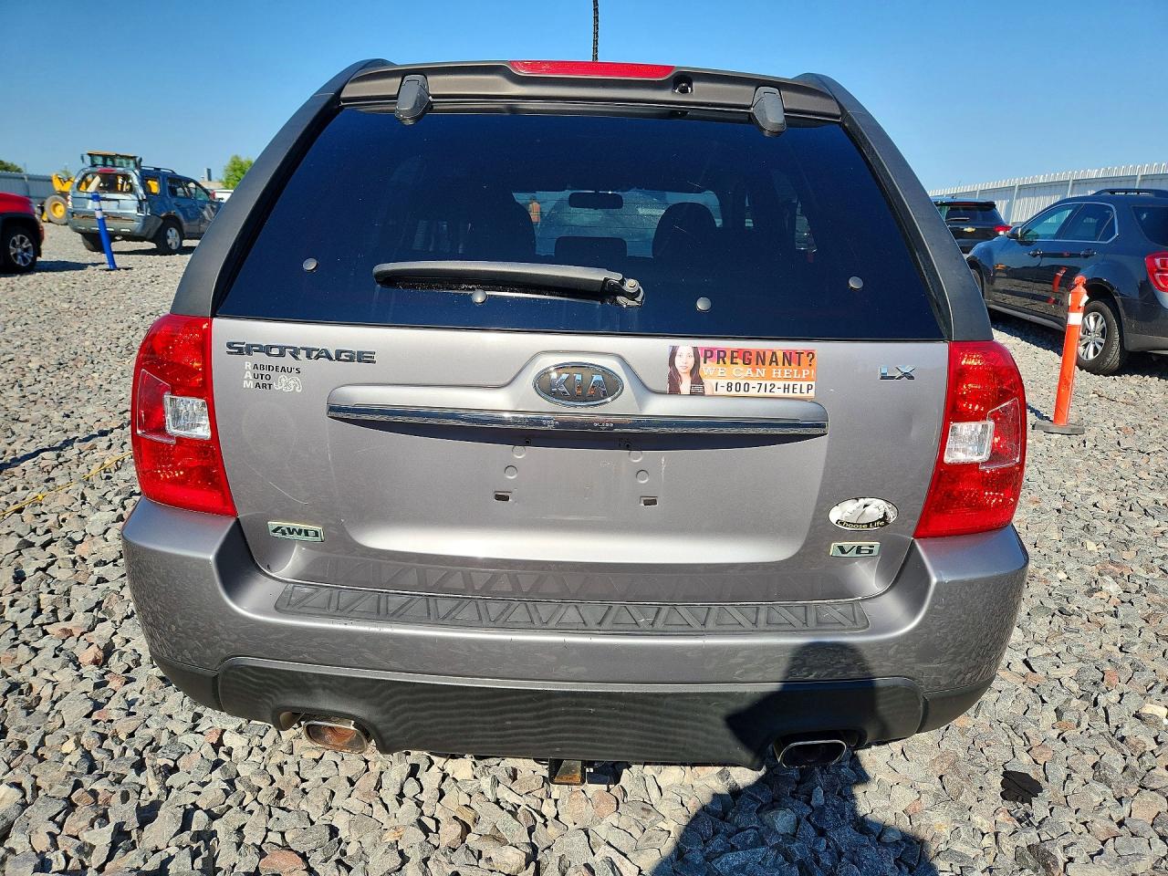 2009 Kia Sportage Lx/ex Silver vin: KNDJE723897654450