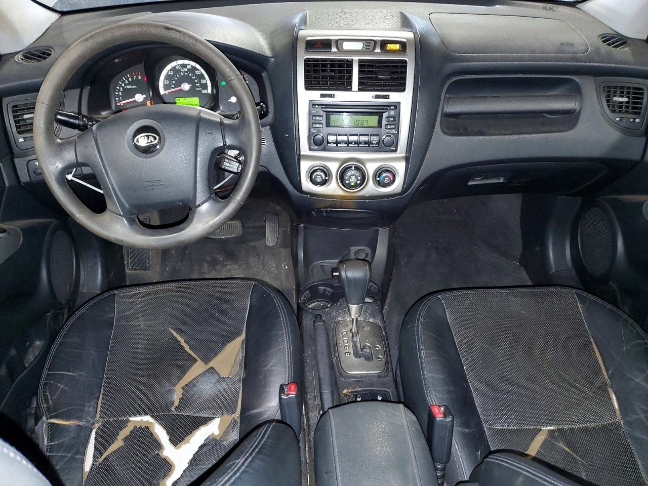 2005 Kia Sportage Lx Silver vin: KNDJE723957073243