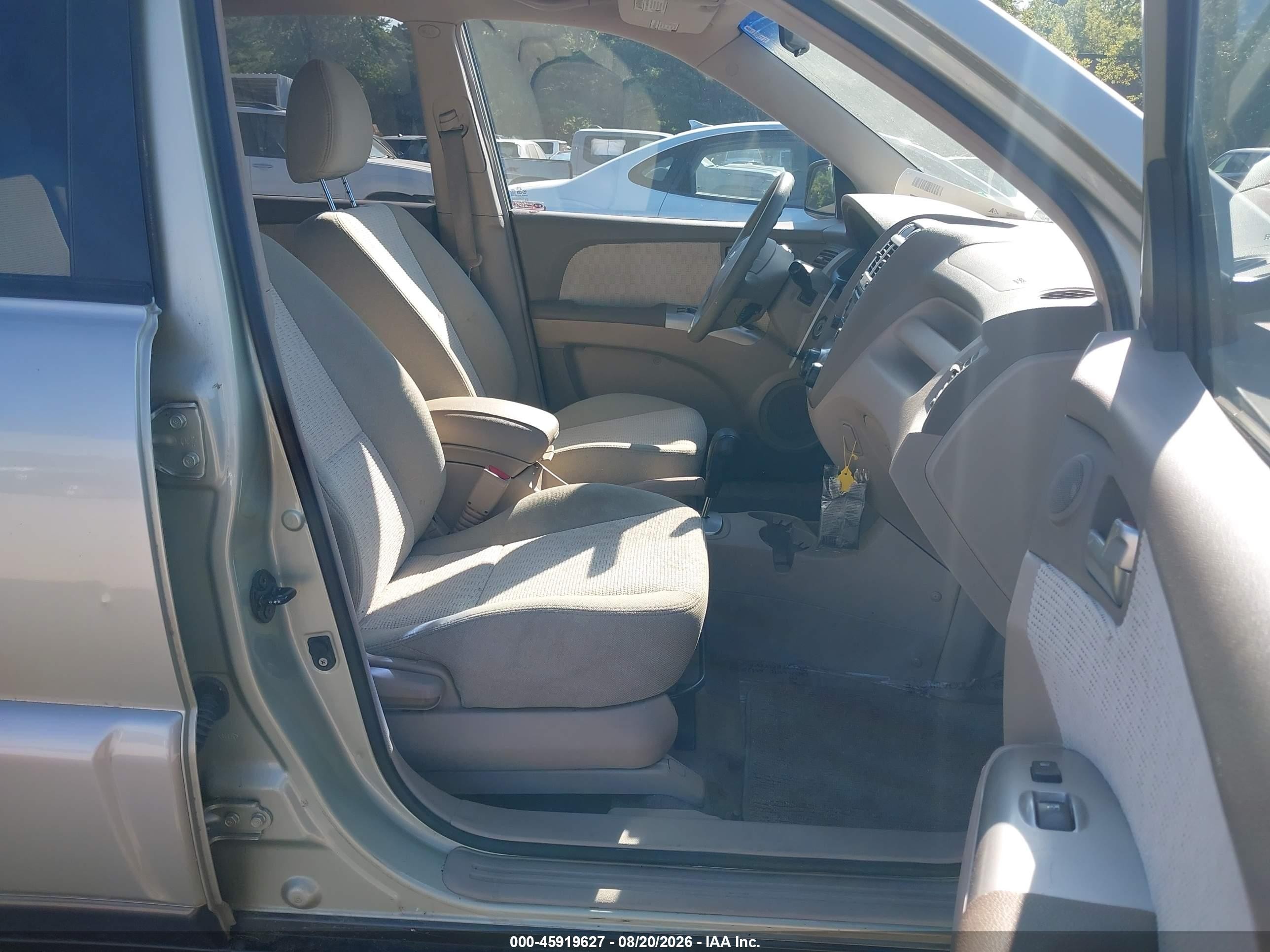 2005 Kia Sportage Ex V6/lx V6 Gold vin: KNDJE723957095579