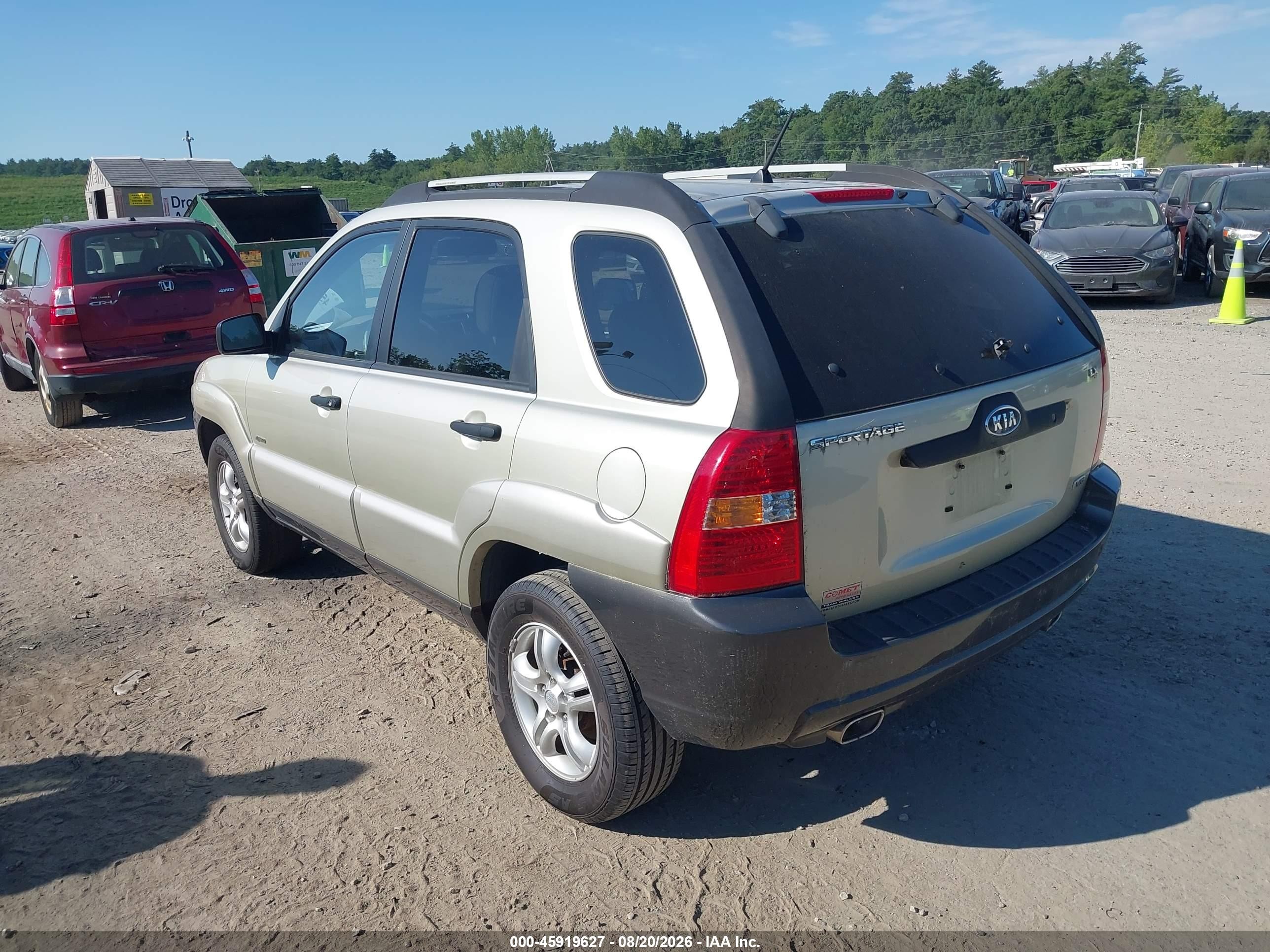 2005 Kia Sportage Ex V6/lx V6 Gold vin: KNDJE723957095579