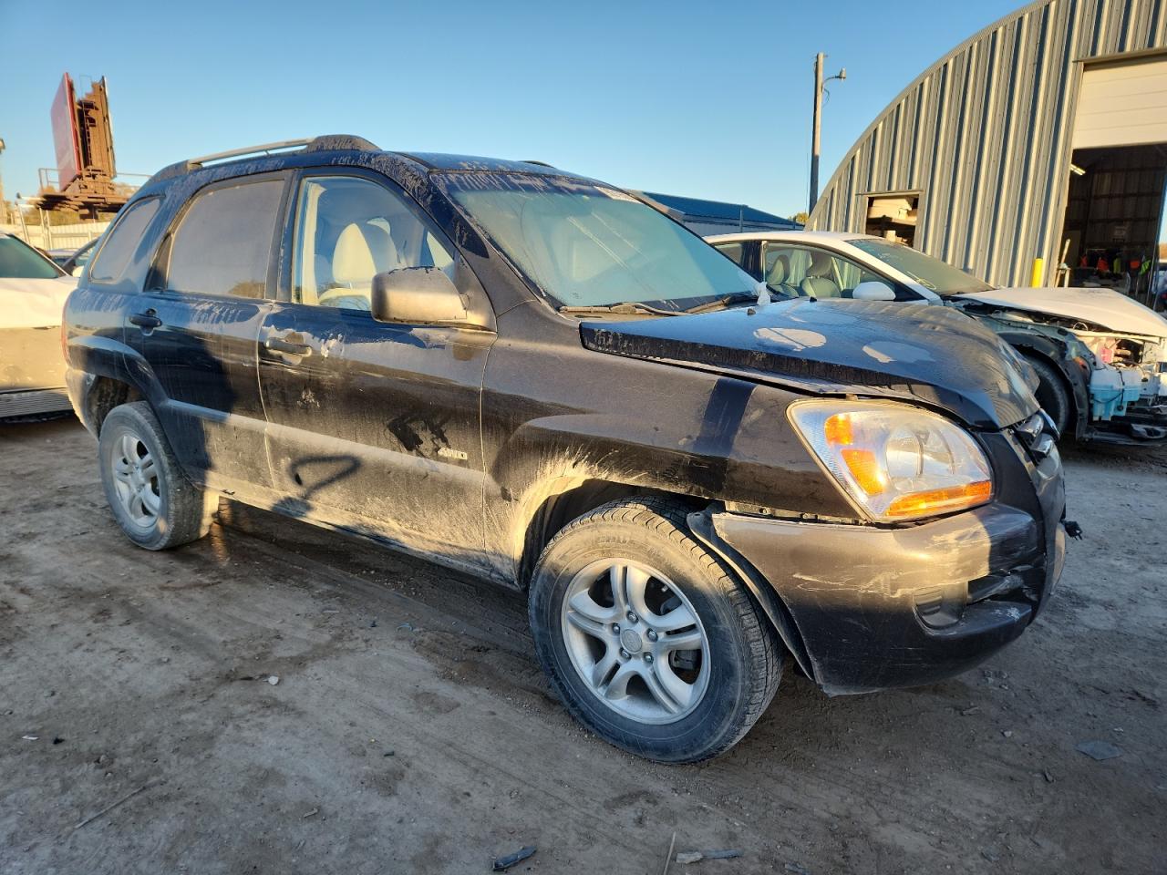2006 Kia New Sportage Blue vin: KNDJE723967195683