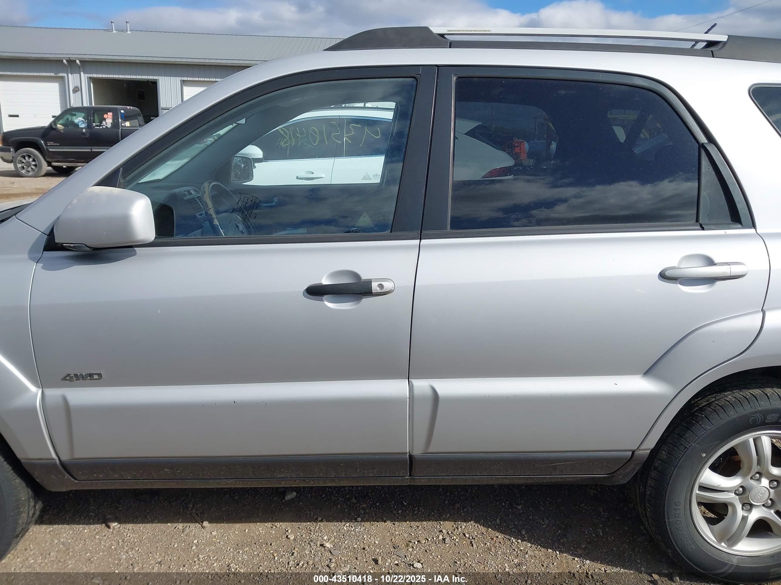 2006 Kia Sportage Ex V6/lx V6 Серый vin: KNDJE723967250987