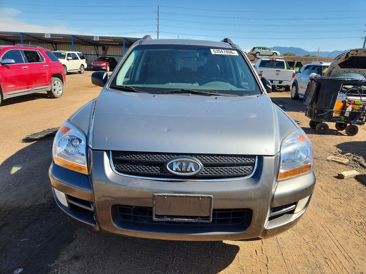 2007 Kia Sportage Lx Silver vin: KNDJE723977312311
