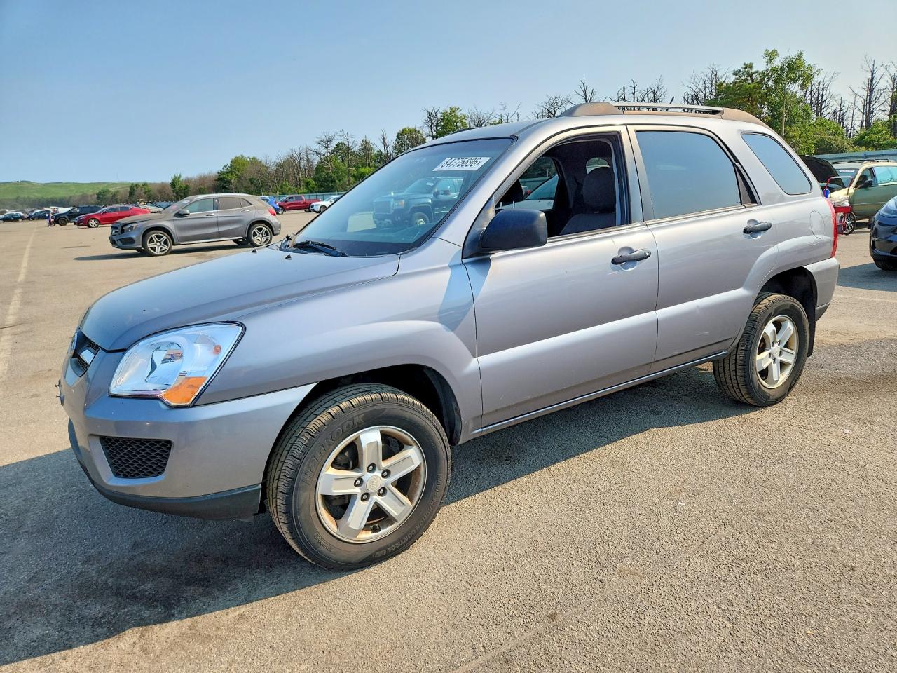 2009 Kia Sportage Lx Gray vin: KNDJE723997584022