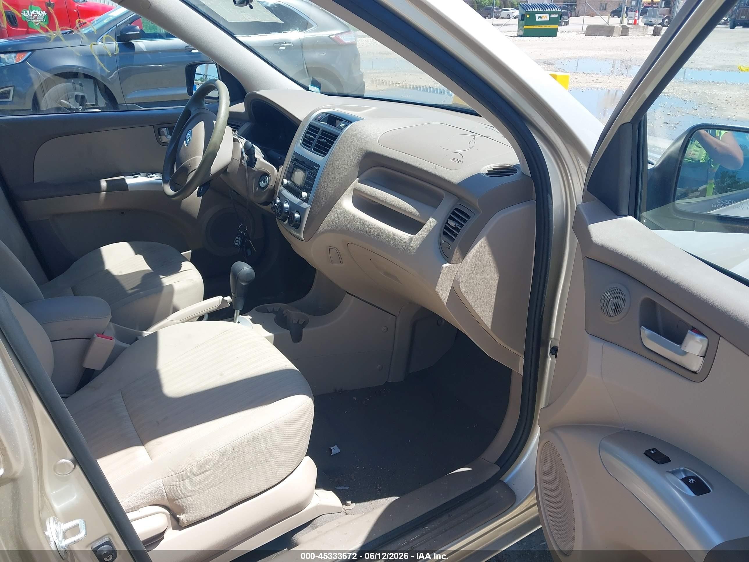 2009 Kia Sportage Lx V6 Gold vin: KNDJE723997599264