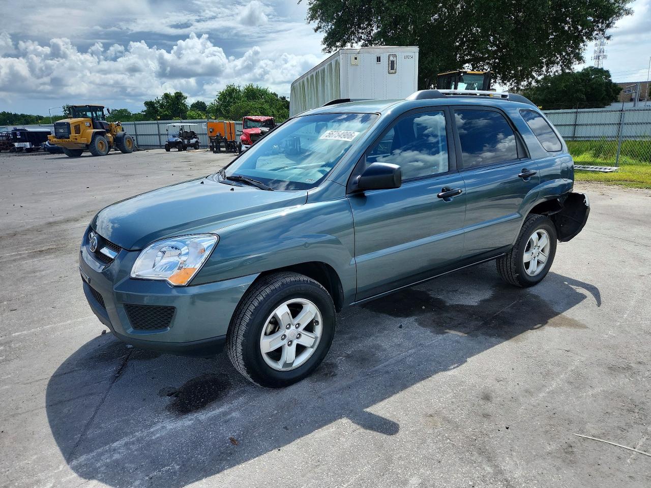 2009 Kia Sportage Lx Green vin: KNDJE723997601160
