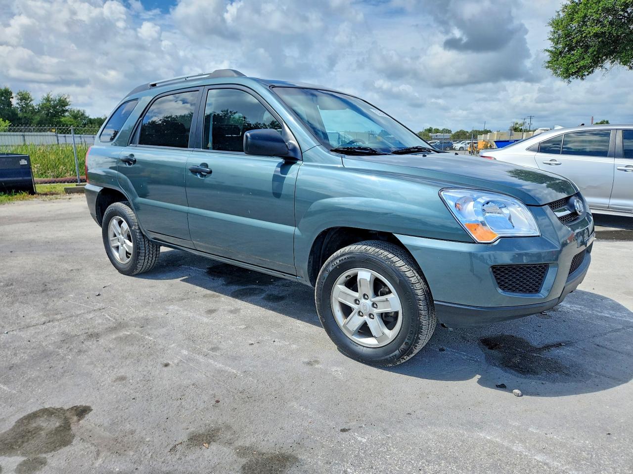 2009 Kia Sportage Lx Green vin: KNDJE723997601160