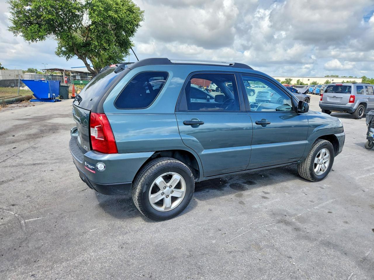 2009 Kia Sportage Lx Green vin: KNDJE723997601160