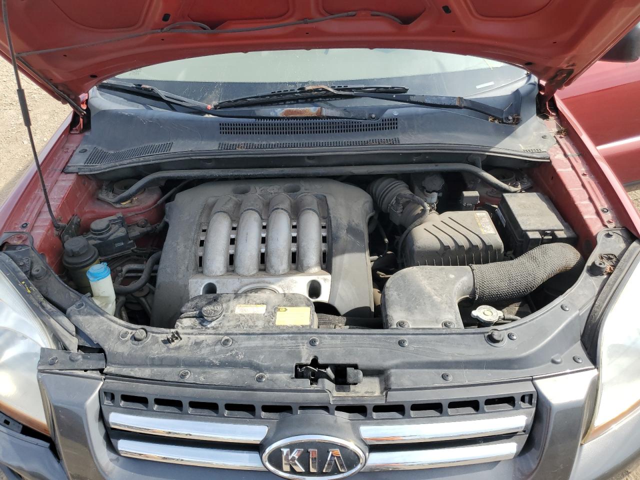 2005 Kia New Sportage Red vin: KNDJE723X57096448