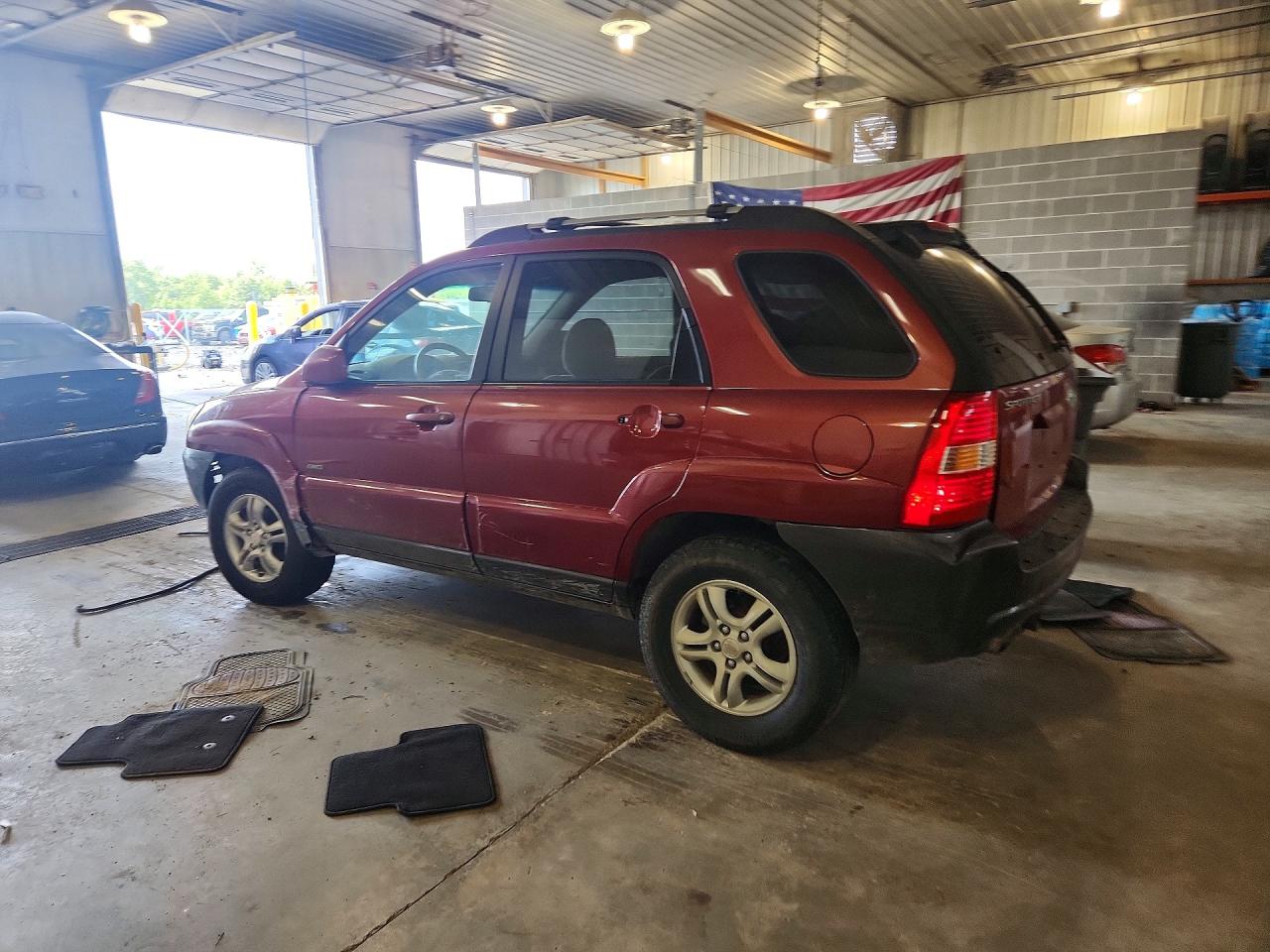2006 Kia New Sportage Бордовый vin: KNDJE723X67163969