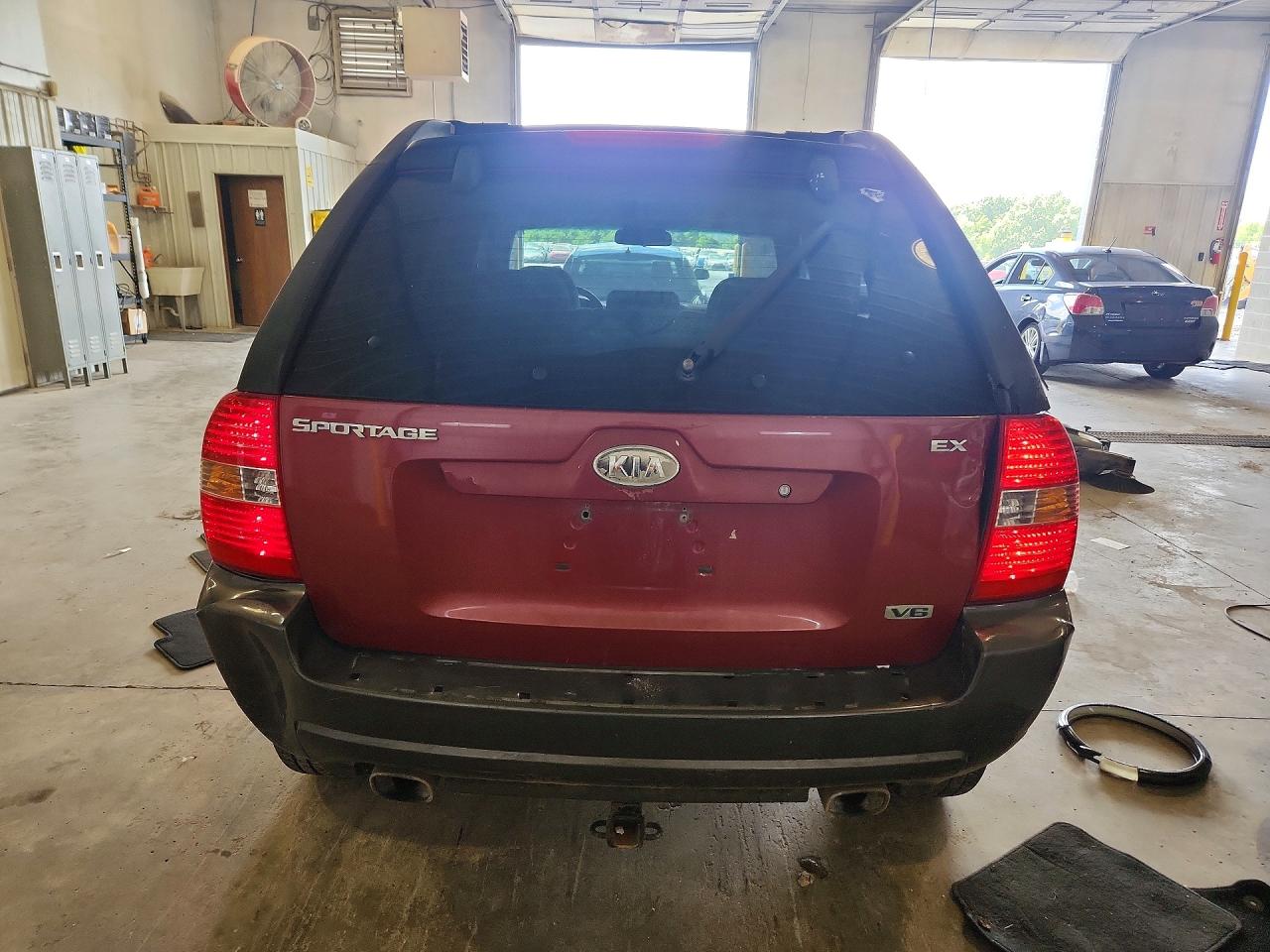 2006 Kia New Sportage Бордовый vin: KNDJE723X67163969