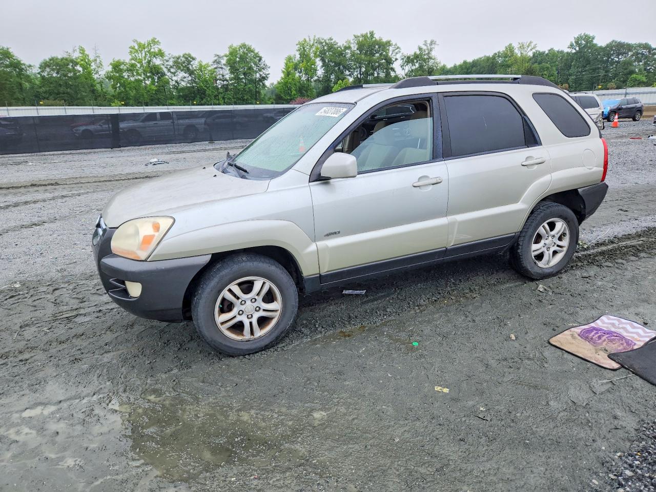 2006 Kia Sportage Lx Серебряный vin: KNDJE723X67214581