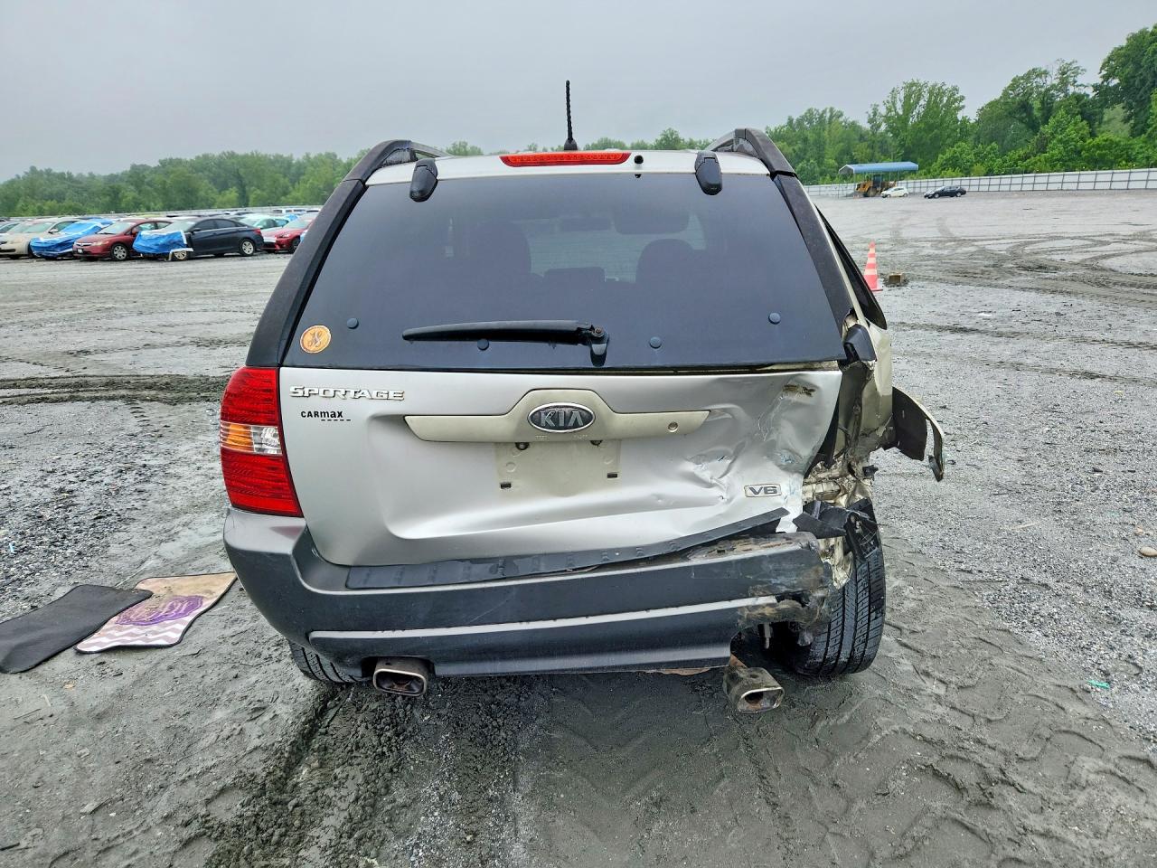 2006 Kia Sportage Lx Серебряный vin: KNDJE723X67214581