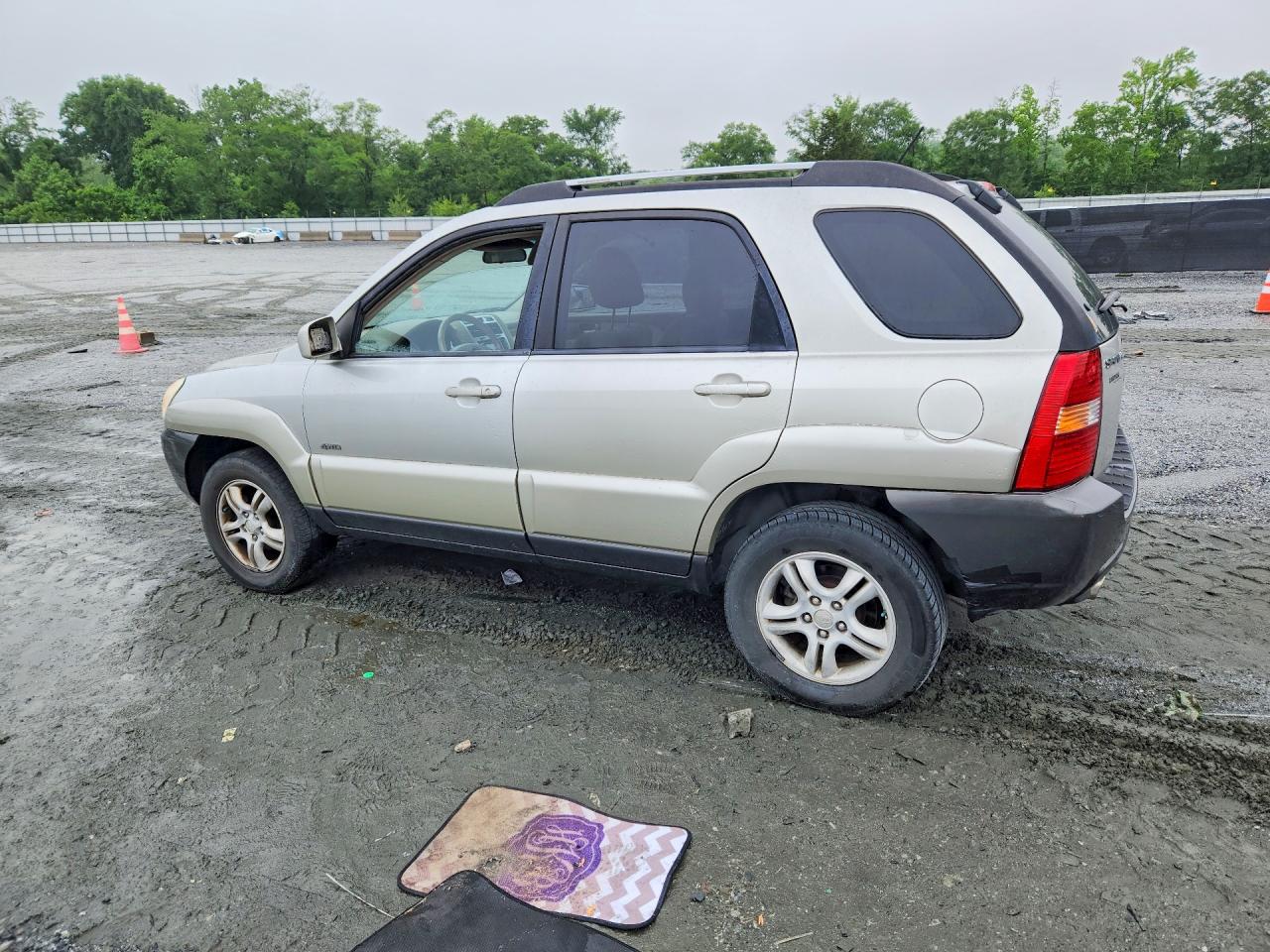 2006 Kia Sportage Lx Серебряный vin: KNDJE723X67214581