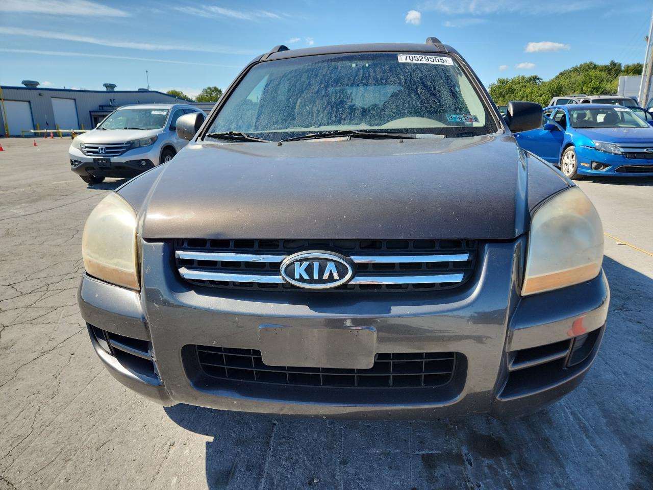 2006 Kia New Sportage Коричневый vin: KNDJE723X67228044