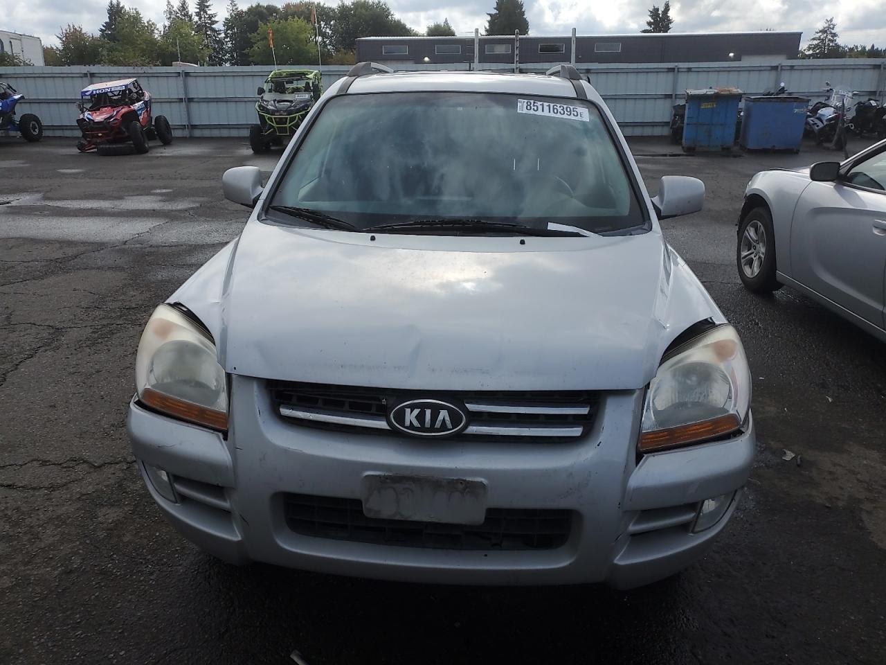 2006 Kia New Sportage Silver vin: KNDJE723X67249931