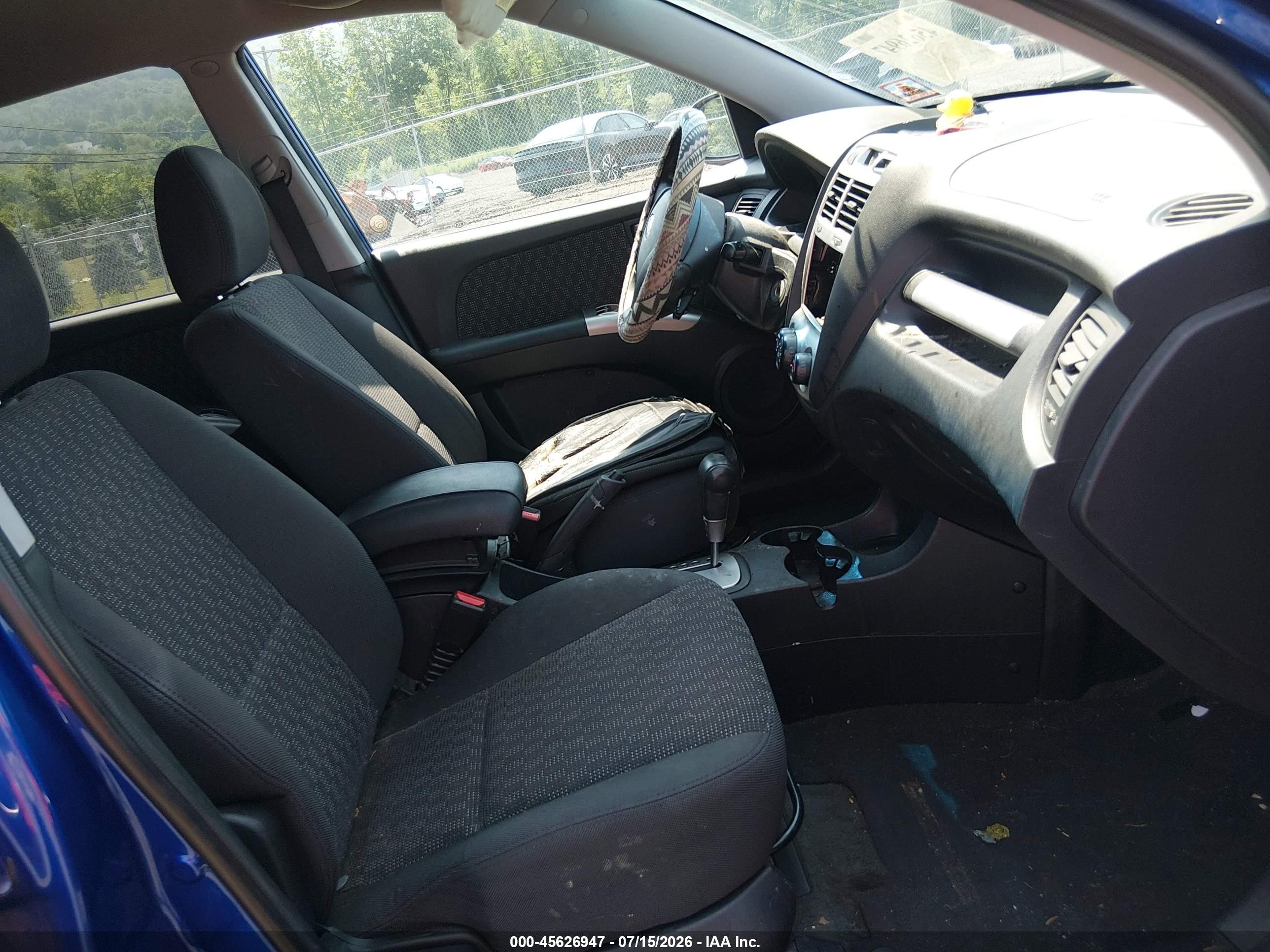 2007 Kia Sportage Lx V6 Blue vin: KNDJE723X77446325