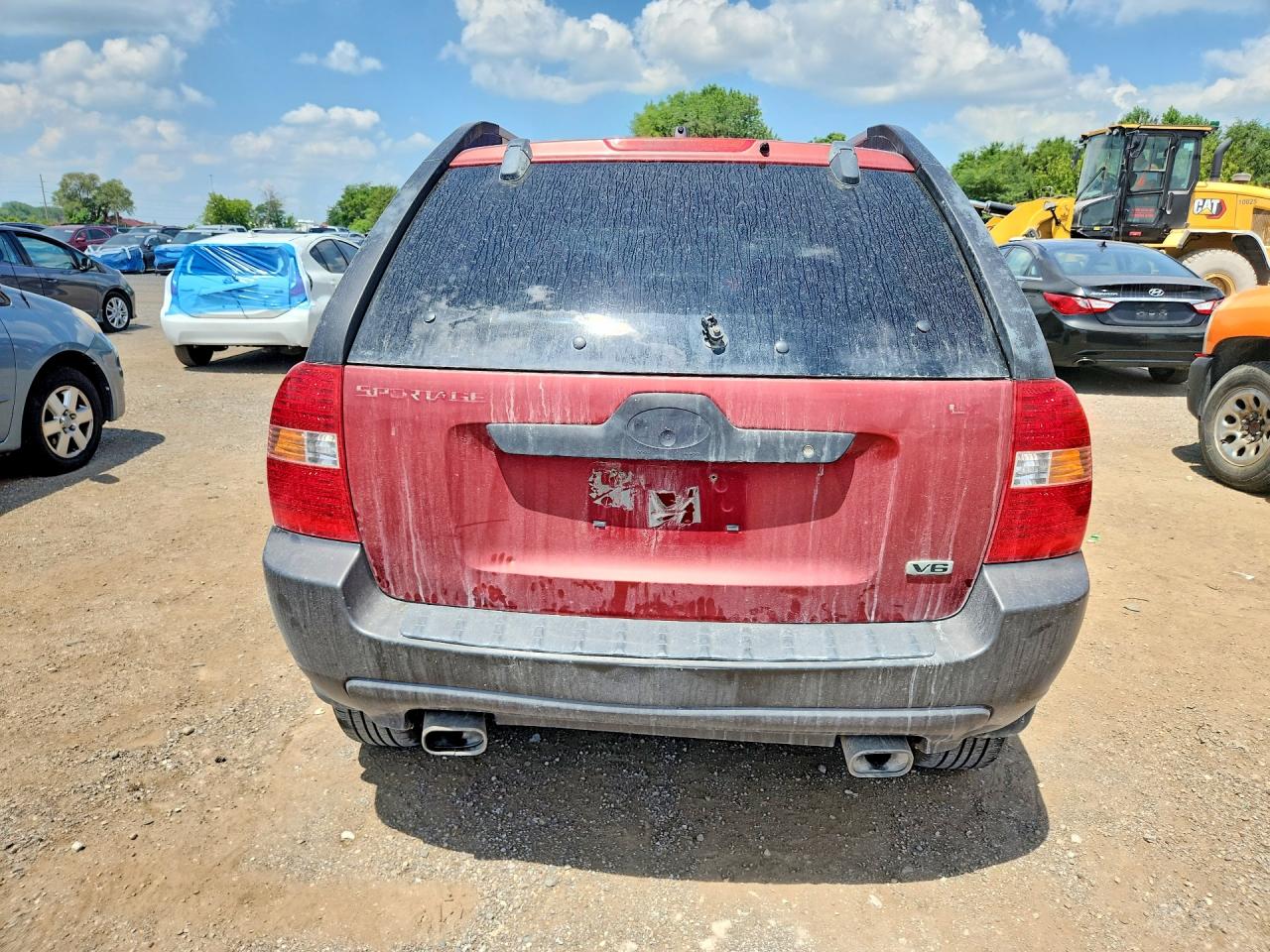 2005 Kia Sportage Lx Burgundy vin: KNDJF723057100181