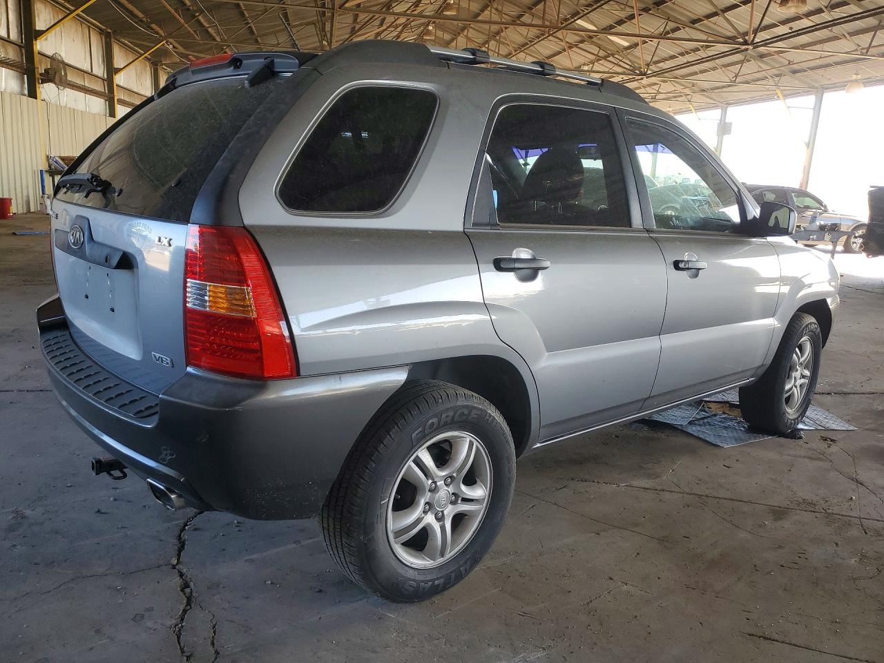 2006 Kia Sportage Lx Gray vin: KNDJF723067239065