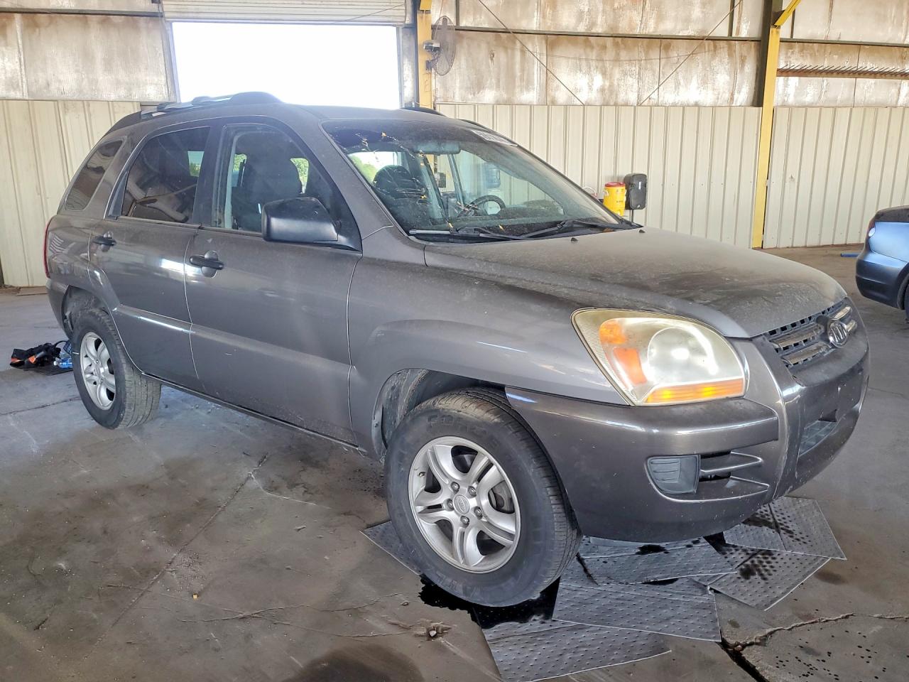 2006 Kia Sportage Lx Gray vin: KNDJF723067239065