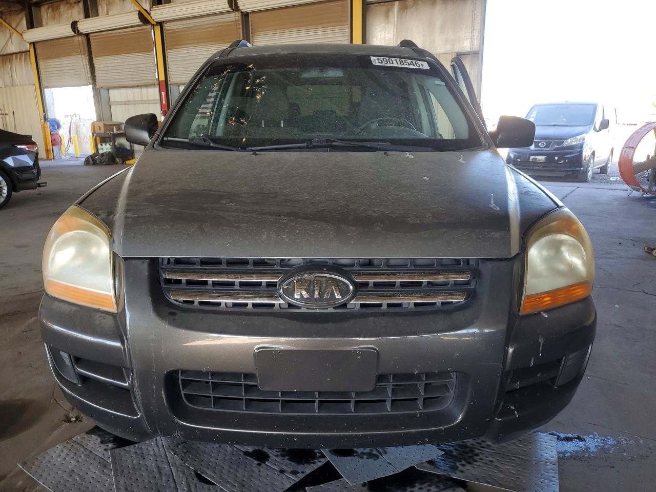 2006 Kia Sportage Lx Gray vin: KNDJF723067239065