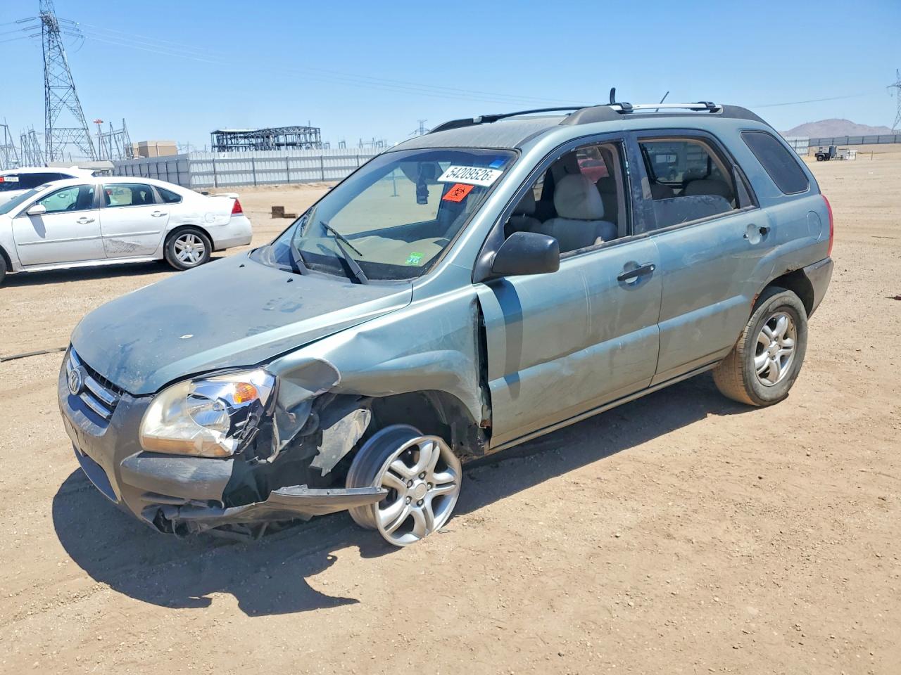 2006 Kia Sportage Lx Green vin: KNDJF723067261096