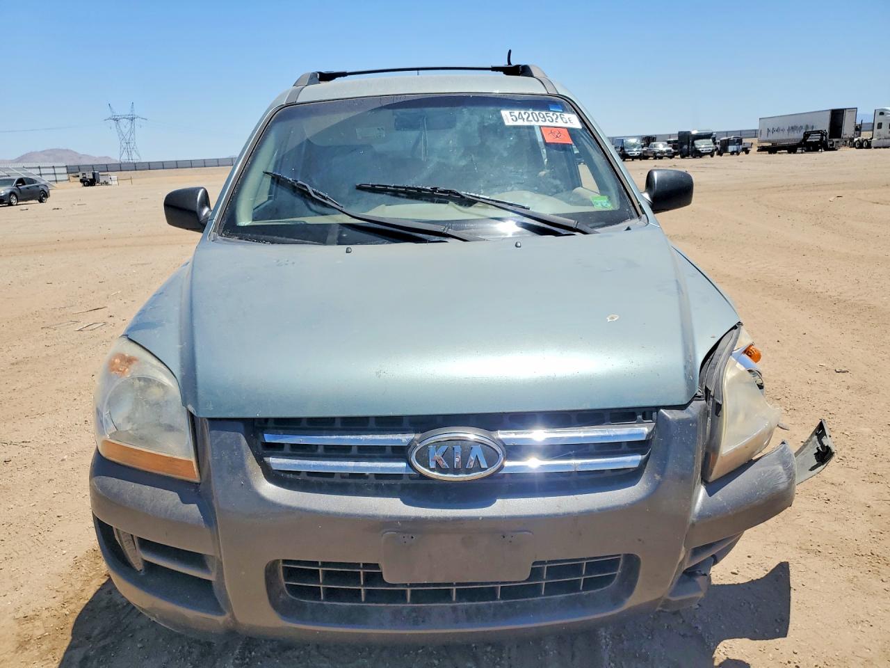 2006 Kia Sportage Lx Green vin: KNDJF723067261096