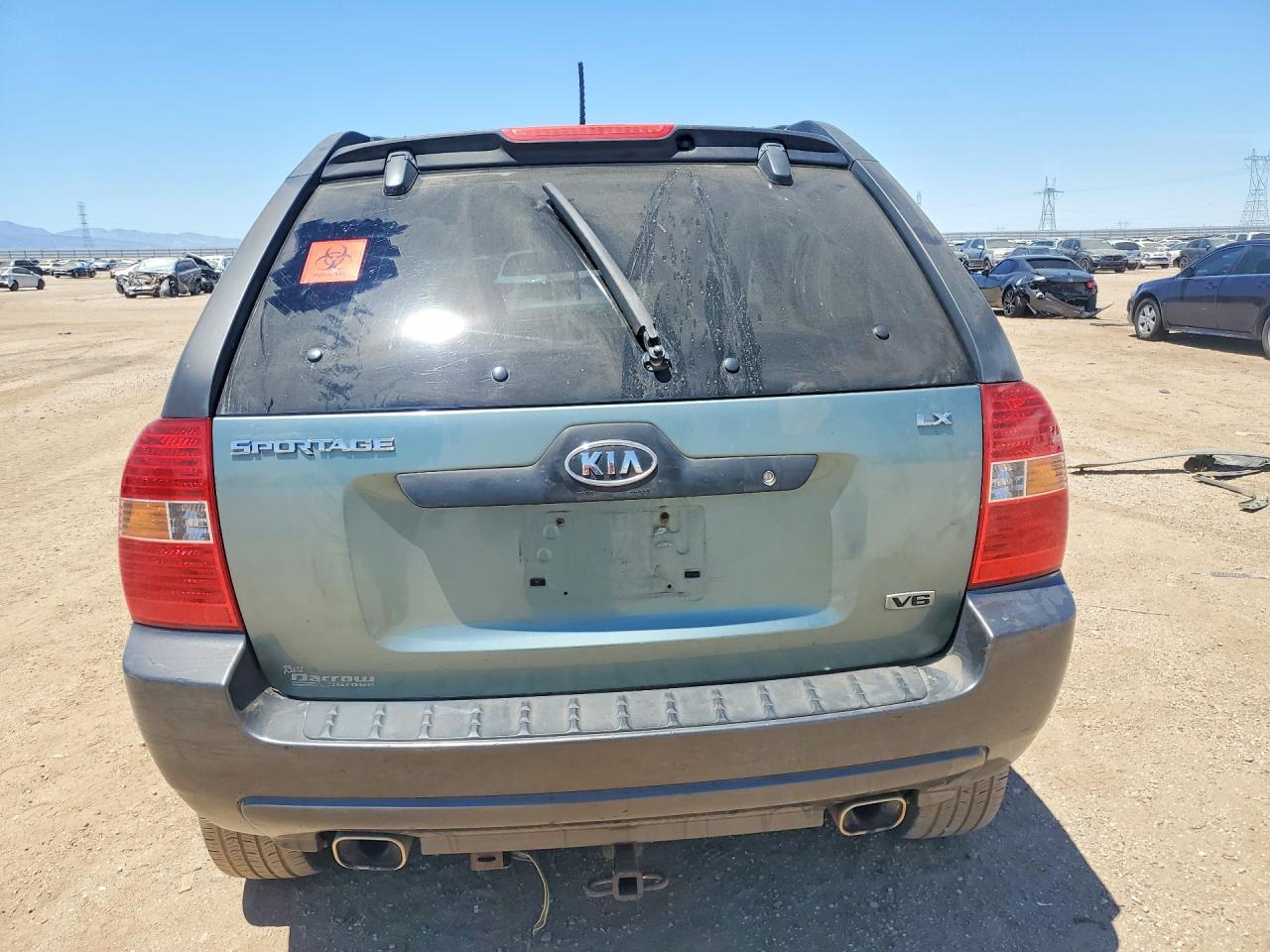 2006 Kia Sportage Lx Green vin: KNDJF723067261096