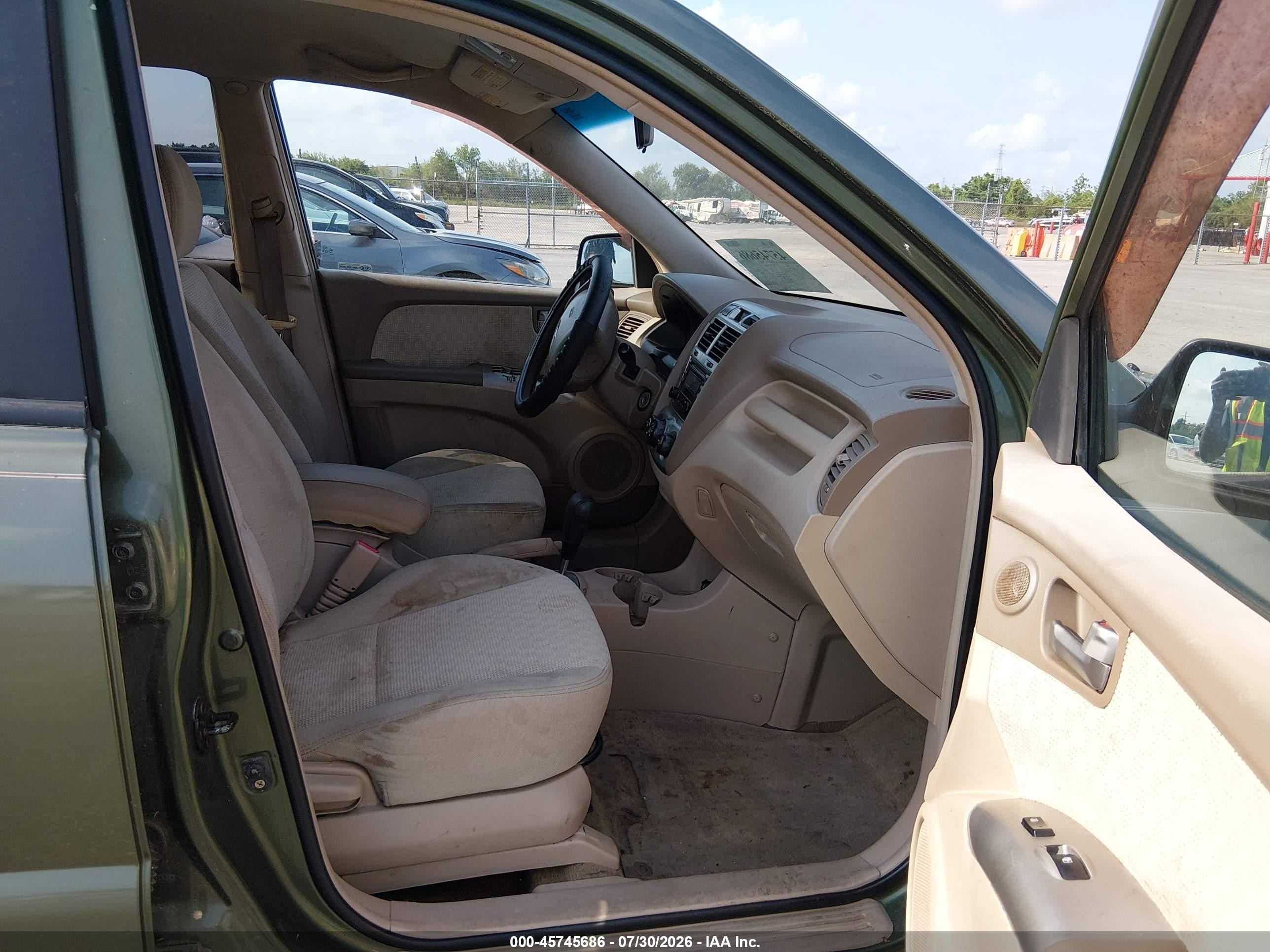 2006 Kia Sportage Ex V6/lx V6 Green vin: KNDJF723167174016