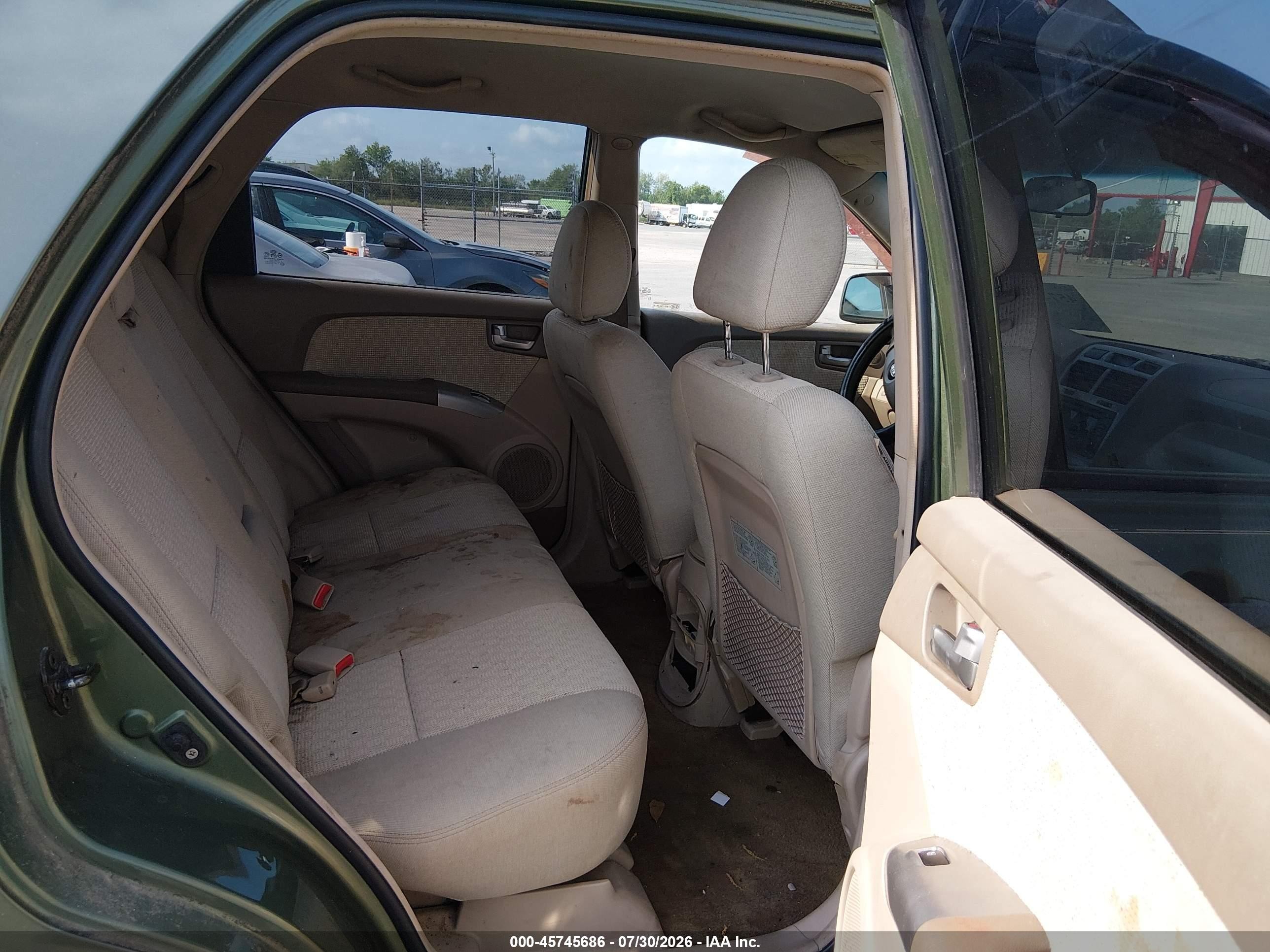 2006 Kia Sportage Ex V6/lx V6 Green vin: KNDJF723167174016