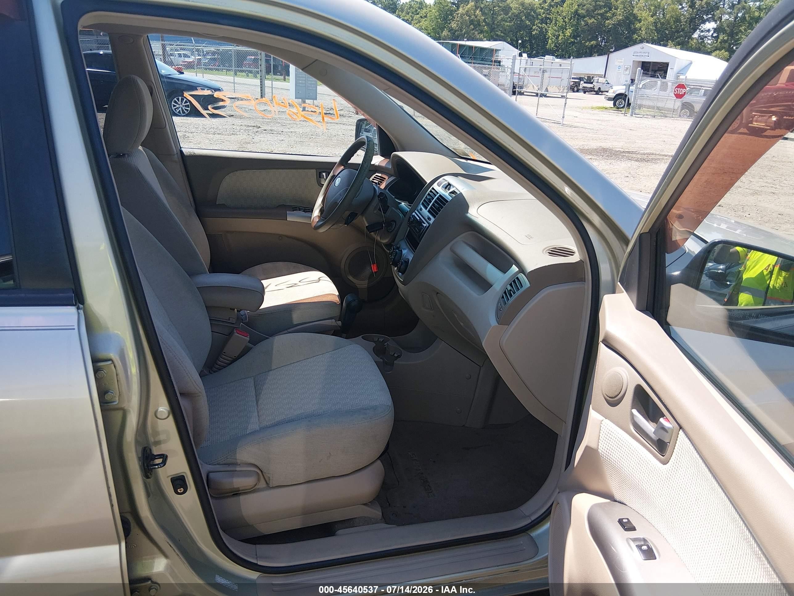 2007 Kia Sportage Lx V6 Champagne vin: KNDJF723177419348
